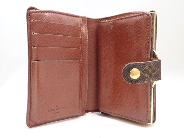 Louis Vuitton LV Portefeuille Viennois Wallet Monogram Canvas M61674 Size ONE SIZE - 3 Thumbnail