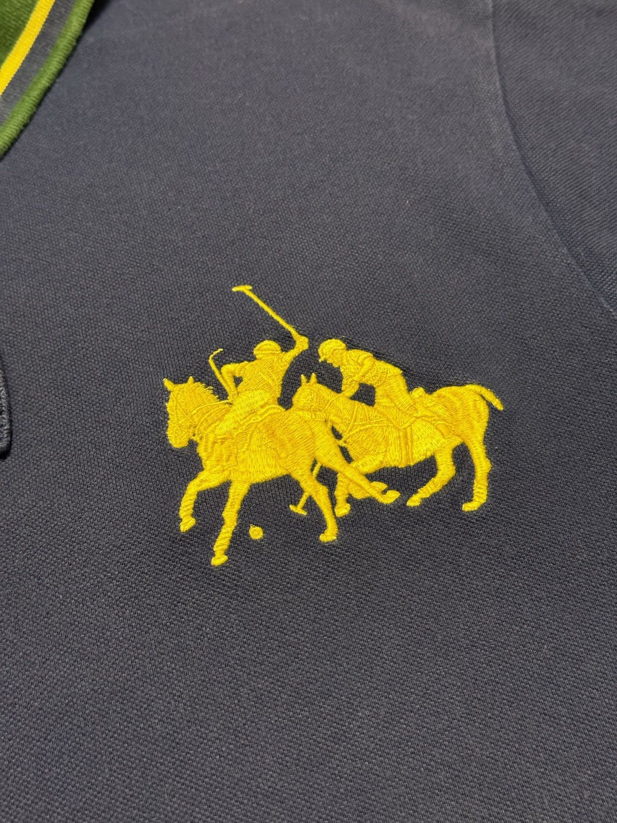 Vintage Vintage Polo Ralph Lauren Polo T Shirt Rugby Big Pony Baggy Size US XXL / EU 58 / 5 - 5 Thumbnail