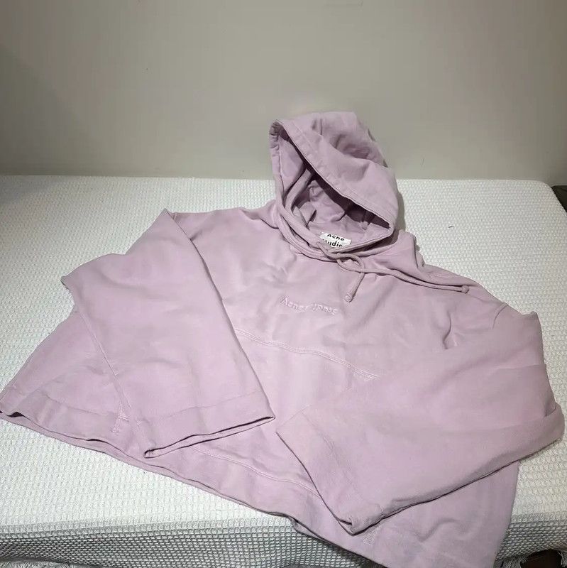 Acne Studios Acne Studios Light Purple Hooded Sweatshirt Size XS / US 0-2 / IT 36-38 - 1 Thumbnail