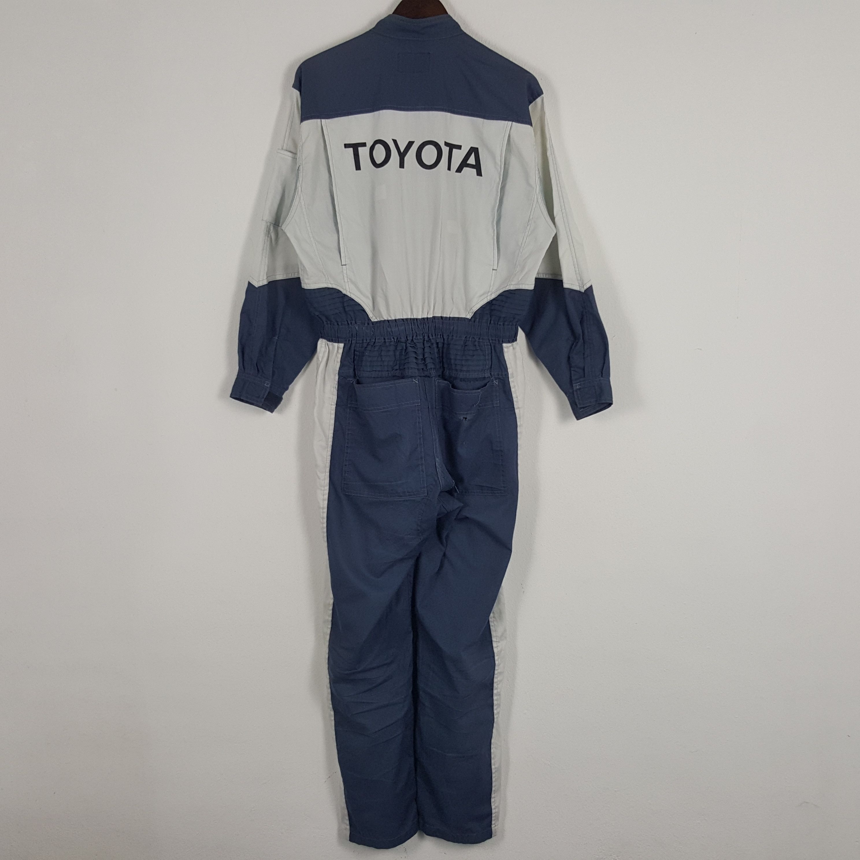 Japanese Brand × Vintage Vintage Toyota Tecno Japanese Racing Coverall Jacket Size US M / EU 48-50 / 2 - 1 Thumbnail