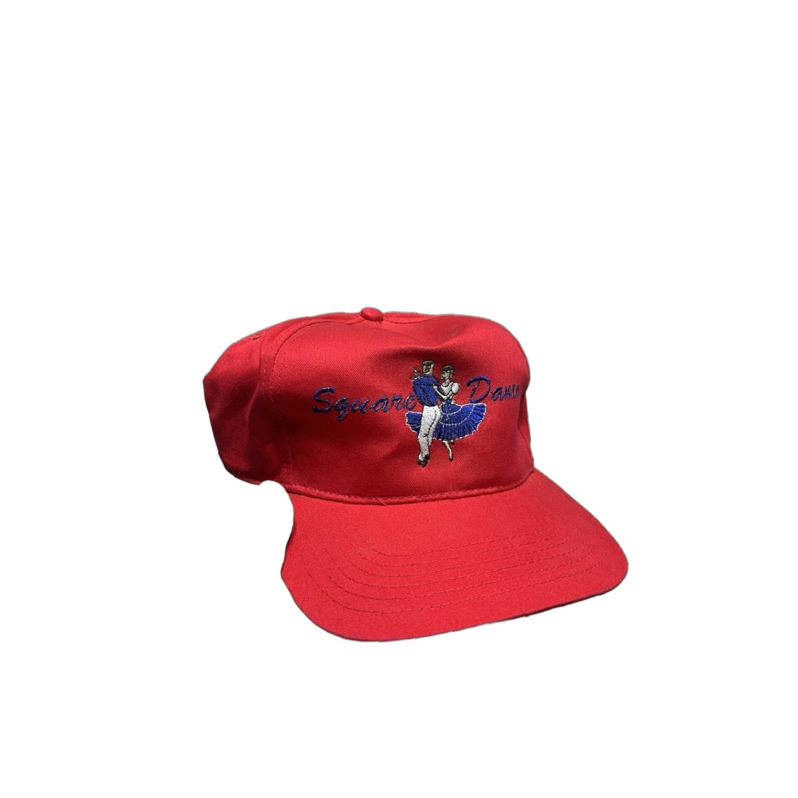 DANCER VINTAGE SnapBack Hat Cap Square Dance Embroidered Blue Red Adjustable Mens Size ONE SIZE - 1 Thumbnail