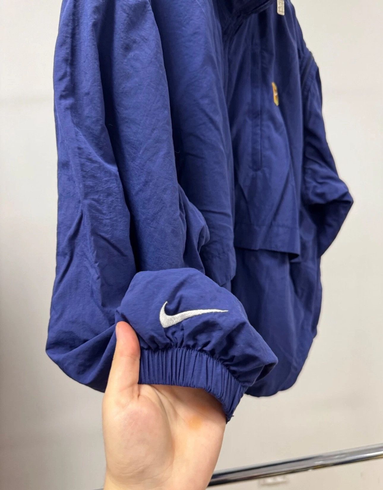 Nike × Vintage Vintage Nike Court Nylon Track Jacket 2 in 1 Windbreaker 90S Size US L / EU 52-54 / 3 - 7 Thumbnail