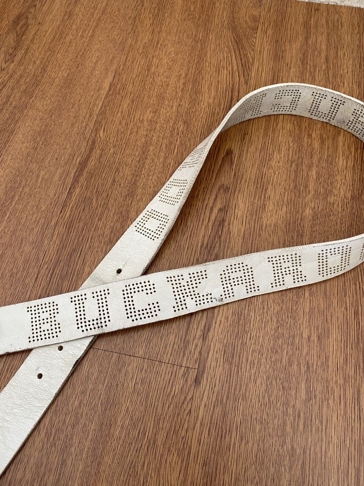BUCKAROO Buckaroo leather belt Size ONE SIZE - 3 Thumbnail