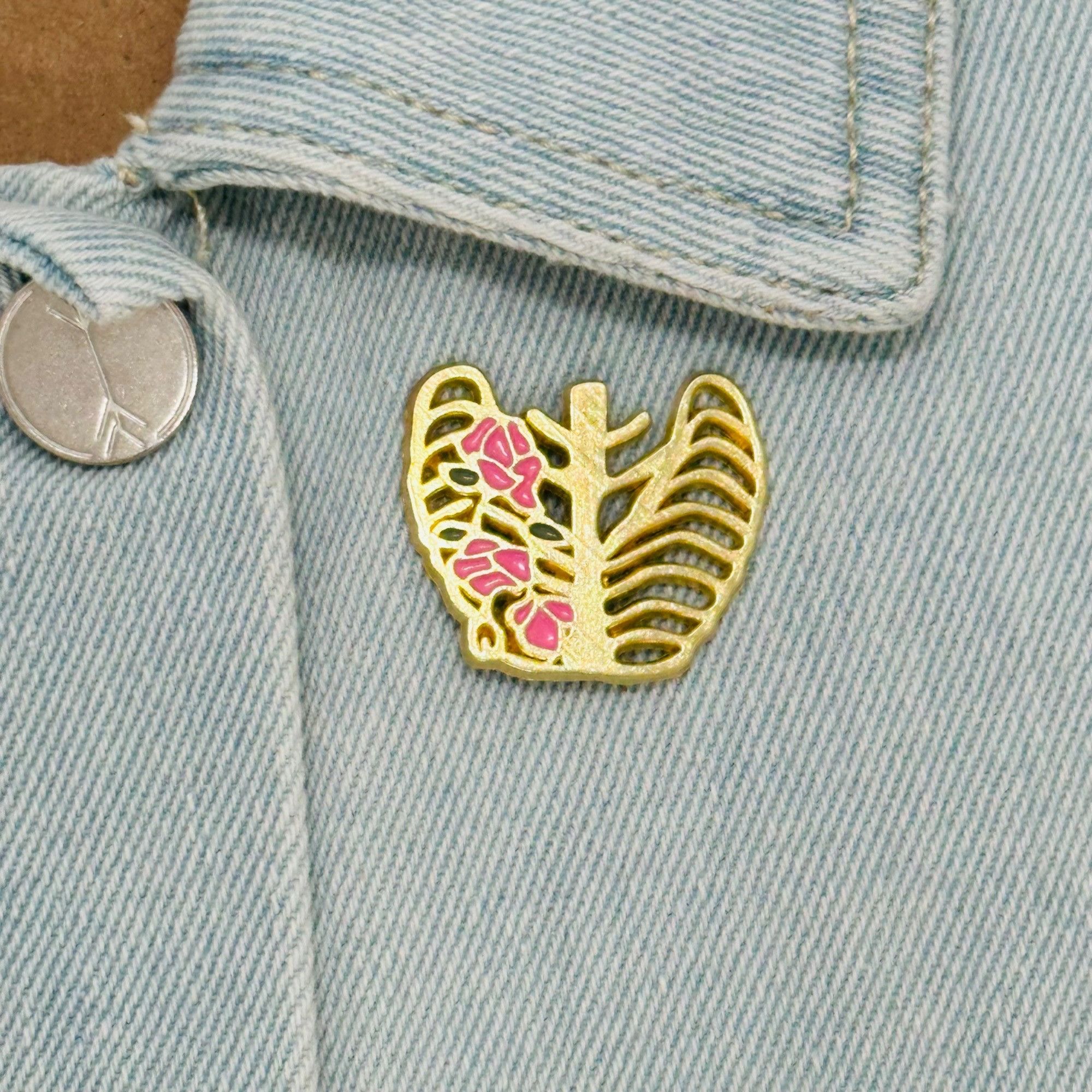 Other ✨Pin Lung and internal brooch lapel jewerly medical Enamel✨ Size ONE SIZE - 1 Thumbnail