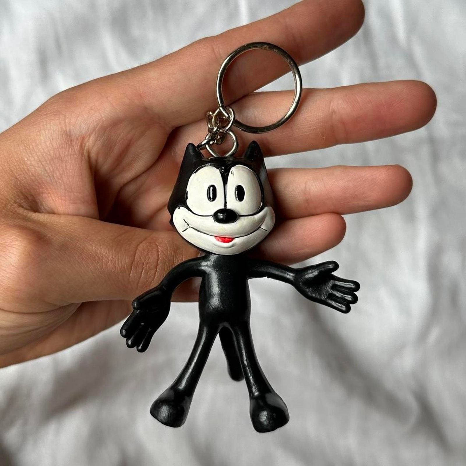 Vintage Vintage Felix The Cat Flexible Tv Show Keychain Figurine Size ONE SIZE - 1 Thumbnail