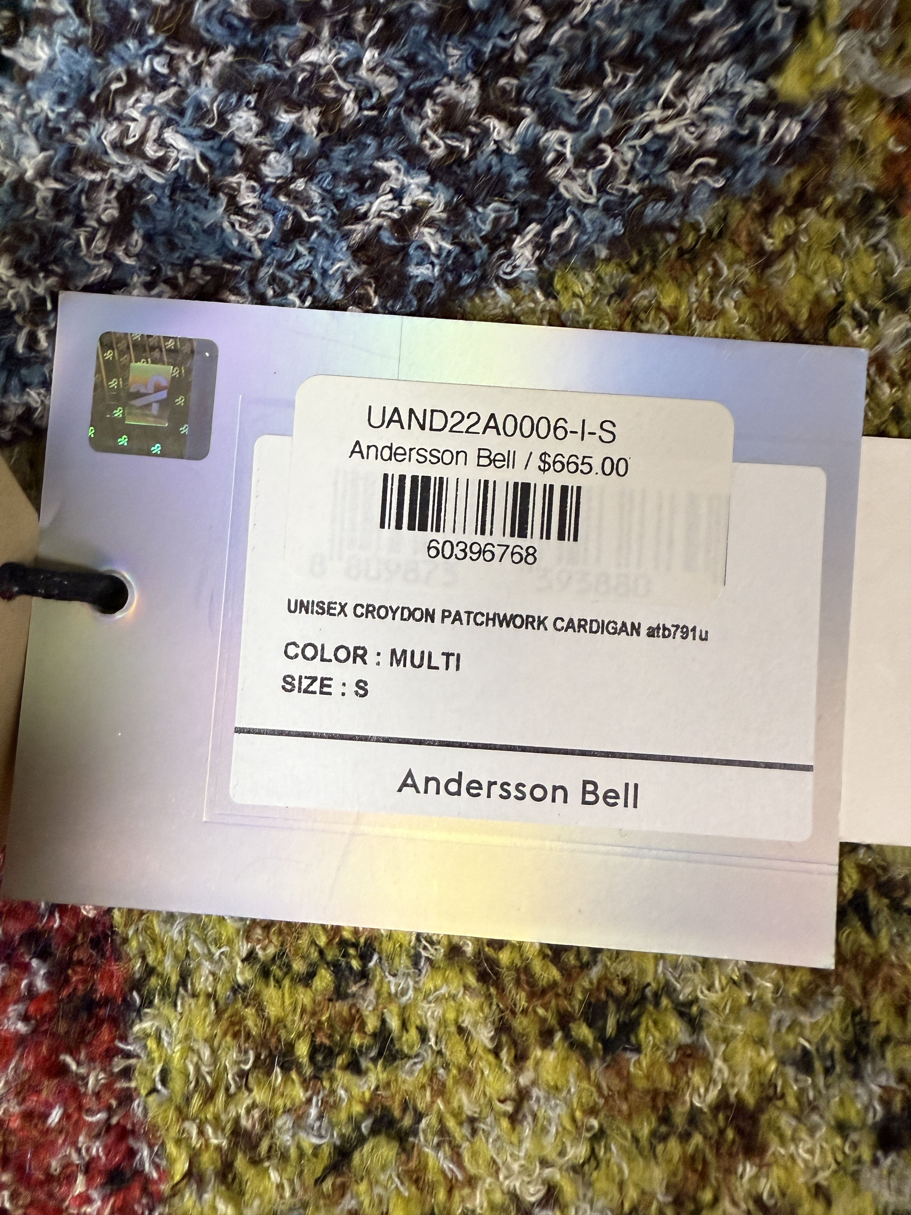 Andersson Bell $665 Andersson Bell Croydon Patchwork Cardigan Size US S / EU 44-46 / 1 - 9 Thumbnail
