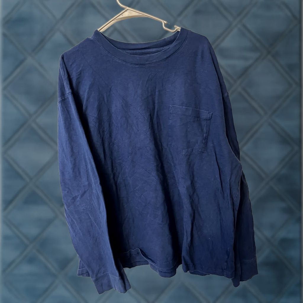 Old Navy Old Navy T-Shirt Mens XXL Blue Crewneck Long Sleeve Shirt Regular Fit Size US XXL / EU 58 / 5 - 1 Thumbnail