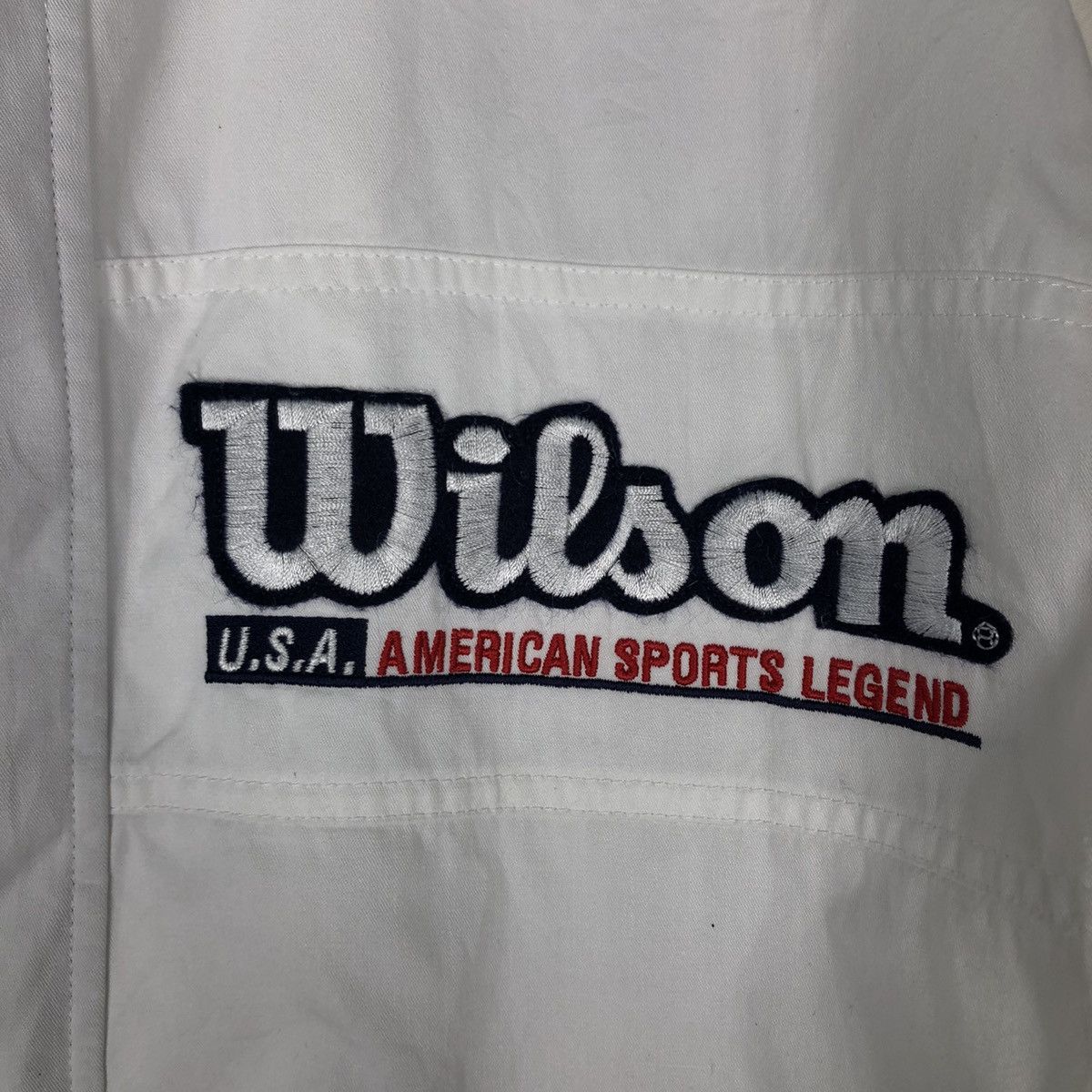 Japanese Brand 🔥90’s Vintage Bomber Jacket Wilson Since 1914 Big Logo Size US M / EU 48-50 / 2 - 20 Thumbnail