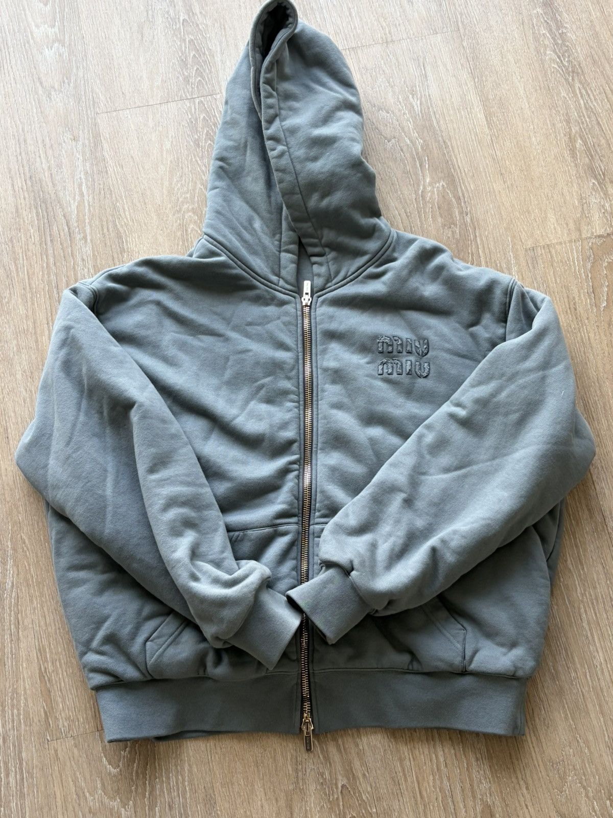 Miu Miu Miumiu zipped hoodie jacket Size US M / EU 48-50 / 2 - 4 Thumbnail
