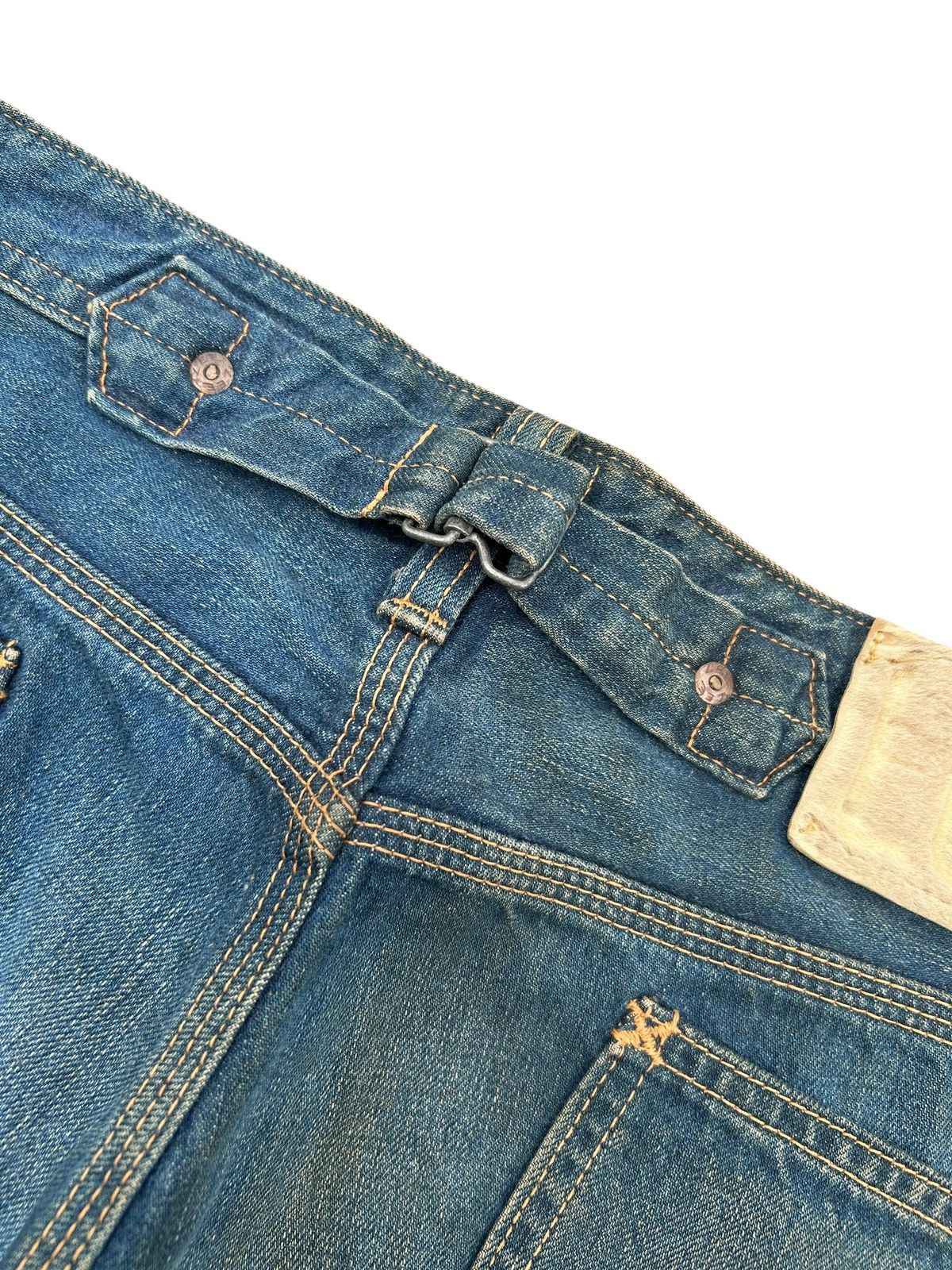 Kapital Vintage Buckle Back Lee Cowboy Selvedge Denim Jeans Size US 32 / EU 48 - 4 Thumbnail