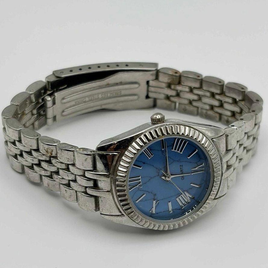 Other Silver & Blue Quartz Watch Size ONE SIZE - 3 Thumbnail