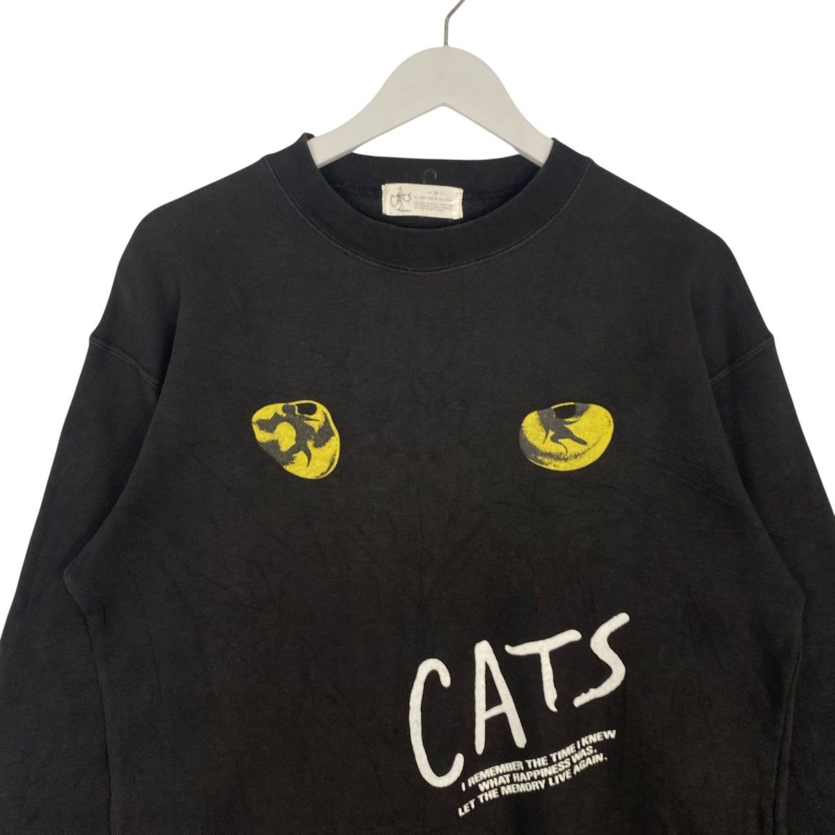 Other Vintage The Cat Crewneck Sweatshirt Black Pullover Size M Size US M / EU 48-50 / 2 - 4 Thumbnail