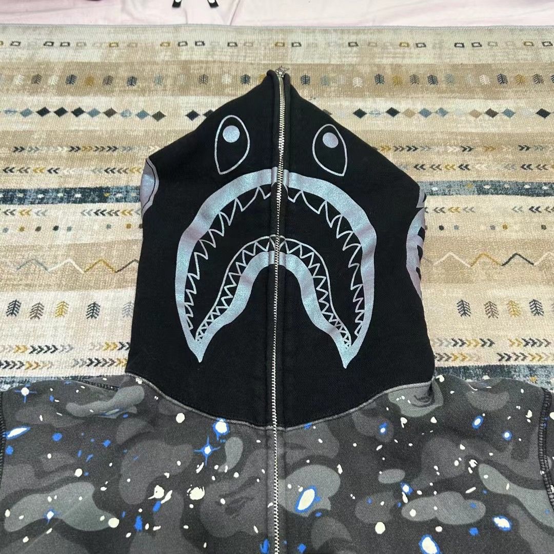 Bape BAPE CAMO SHARK FULL ZIP HOODIE Size US XL / EU 56 / 4 - 2 Thumbnail