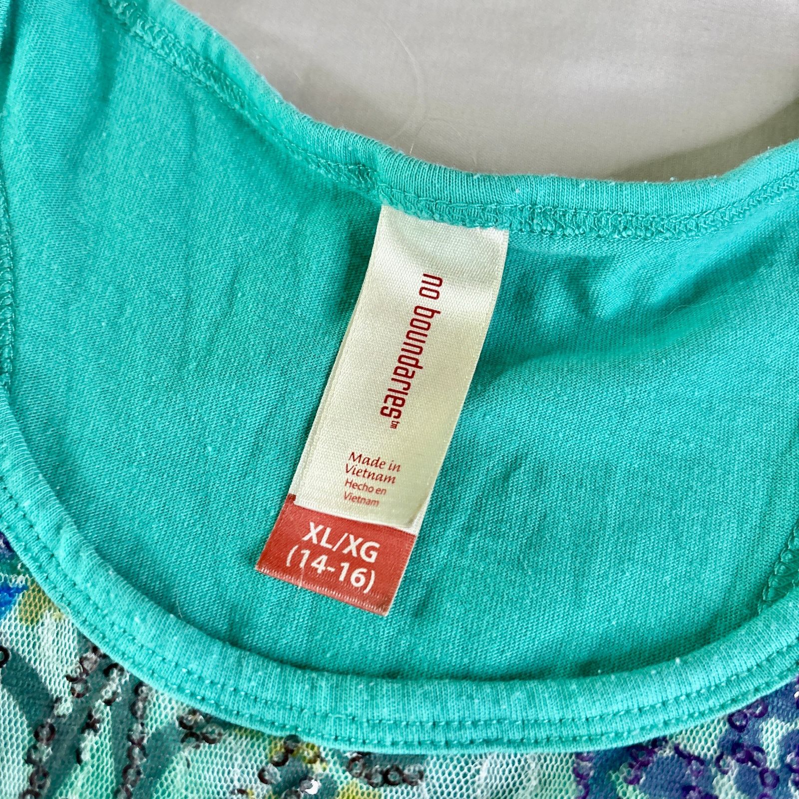 Other Y2K Sequin Tank Top Y2K No Boundaries KIDS XL (14-16) Size XS / US 0-2 / IT 36-38 - 4 Thumbnail
