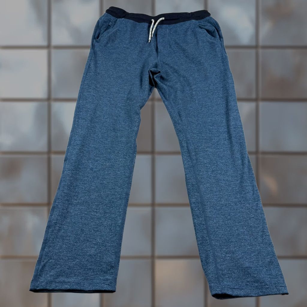 Marine Layer Marine Layer Pants Mens M Blue Weekend Sport Stretch Lounge Sweat Casual Regular Fit Size US 31 - 1 Thumbnail