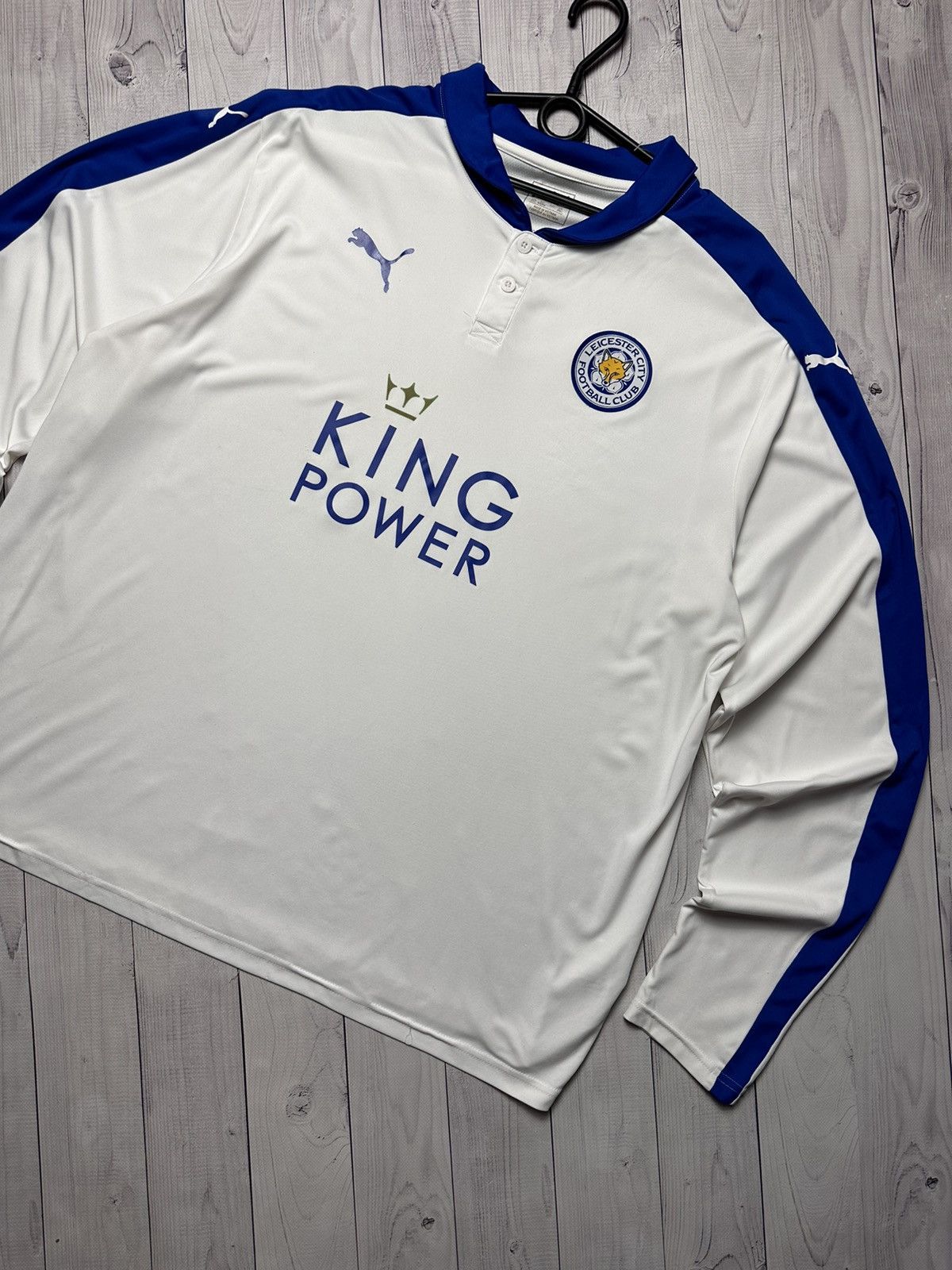 Puma Vintage puma Leicester soccer jersey long sleeve size XXL Size US XXL / EU 58 / 5 - 2 Thumbnail
