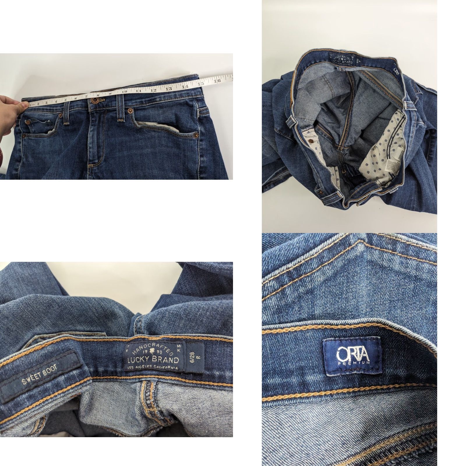 Lucky Brand Lucky Brand Jeans Indigo Bootcut Women Size 6/28 Blue Denim Comfort Pockets Regular Size 28" / US 6 / IT 42 - 9 Thumbnail