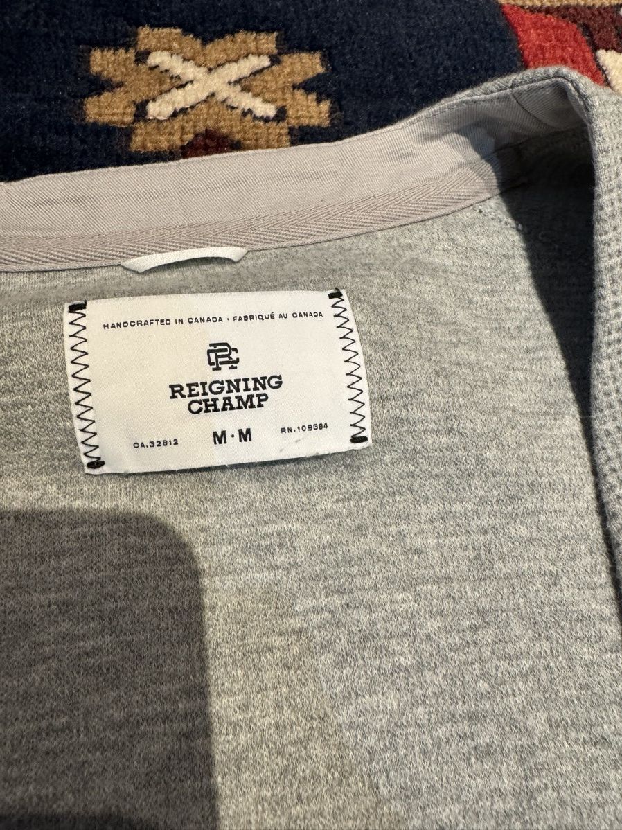 Reigning Champ Reigning Champ Flatback Thermal Cardigan Size US M / EU 48-50 / 2 - 2 Thumbnail