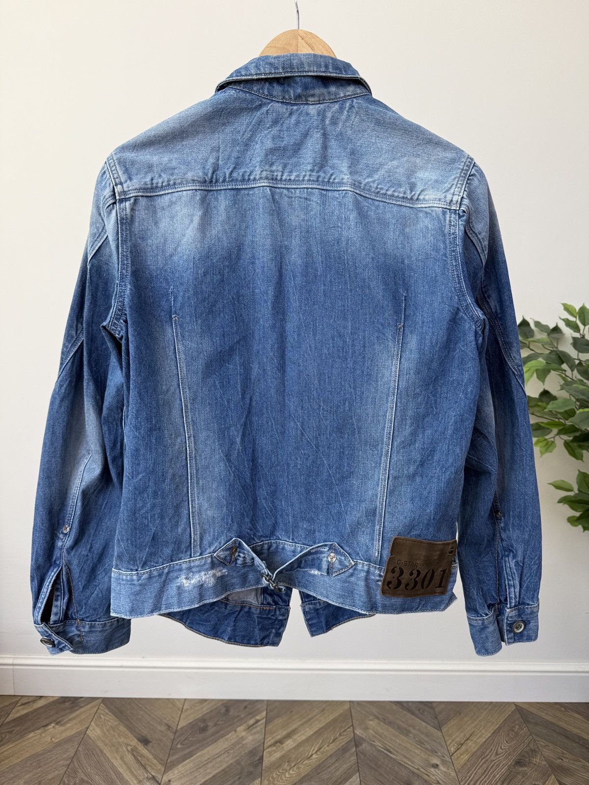 G-Star Vintage G-Star RAW Women’s Denim Jacket Blue Wash ARC JKT Size M / US 6-8 / IT 42-44 - 14 Thumbnail