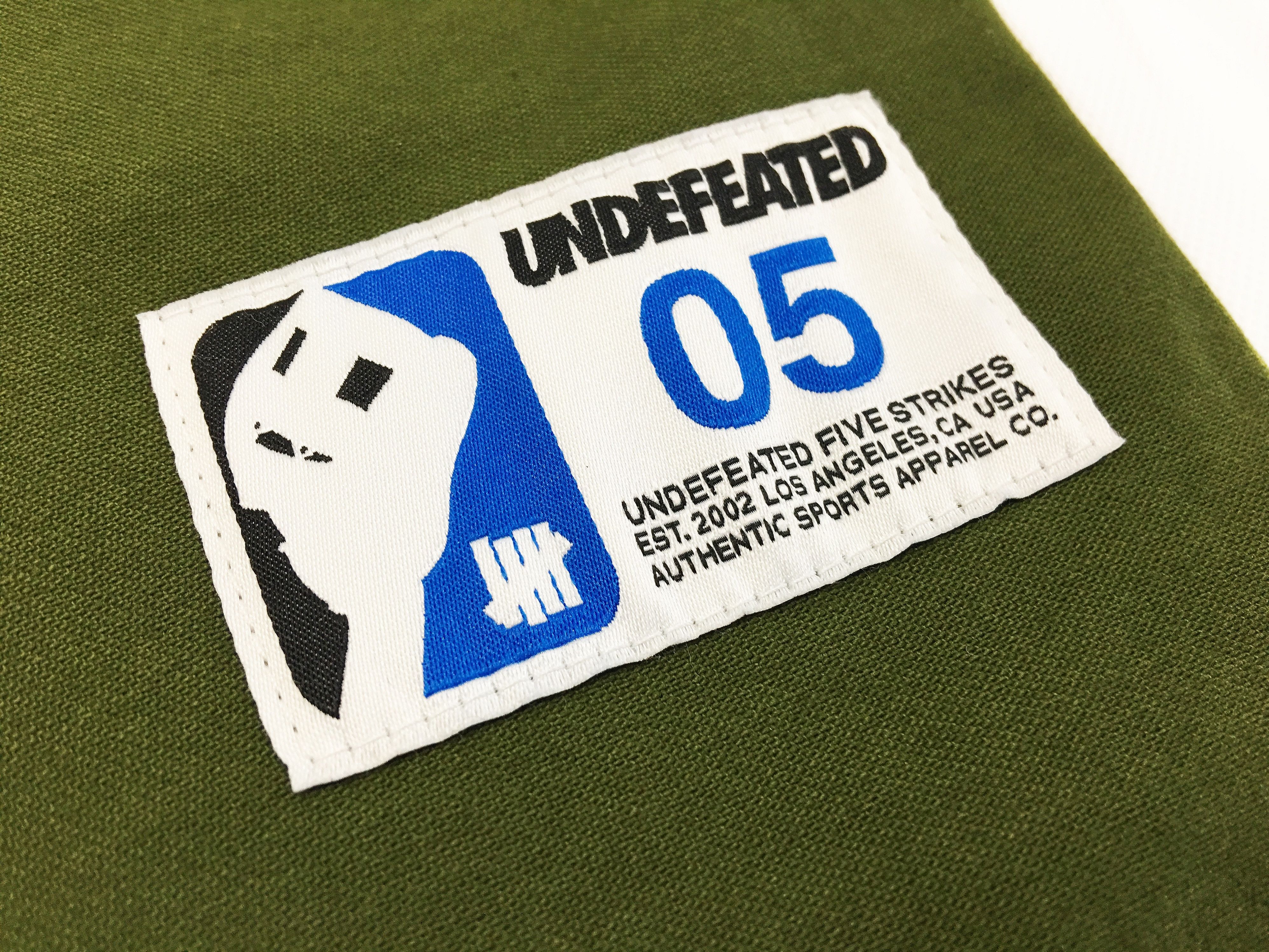 Undefeated Undefeated 5 Strike Sateen Baseball Jersey Large Olive Drab Size US L / EU 52-54 / 3 - 7 Thumbnail