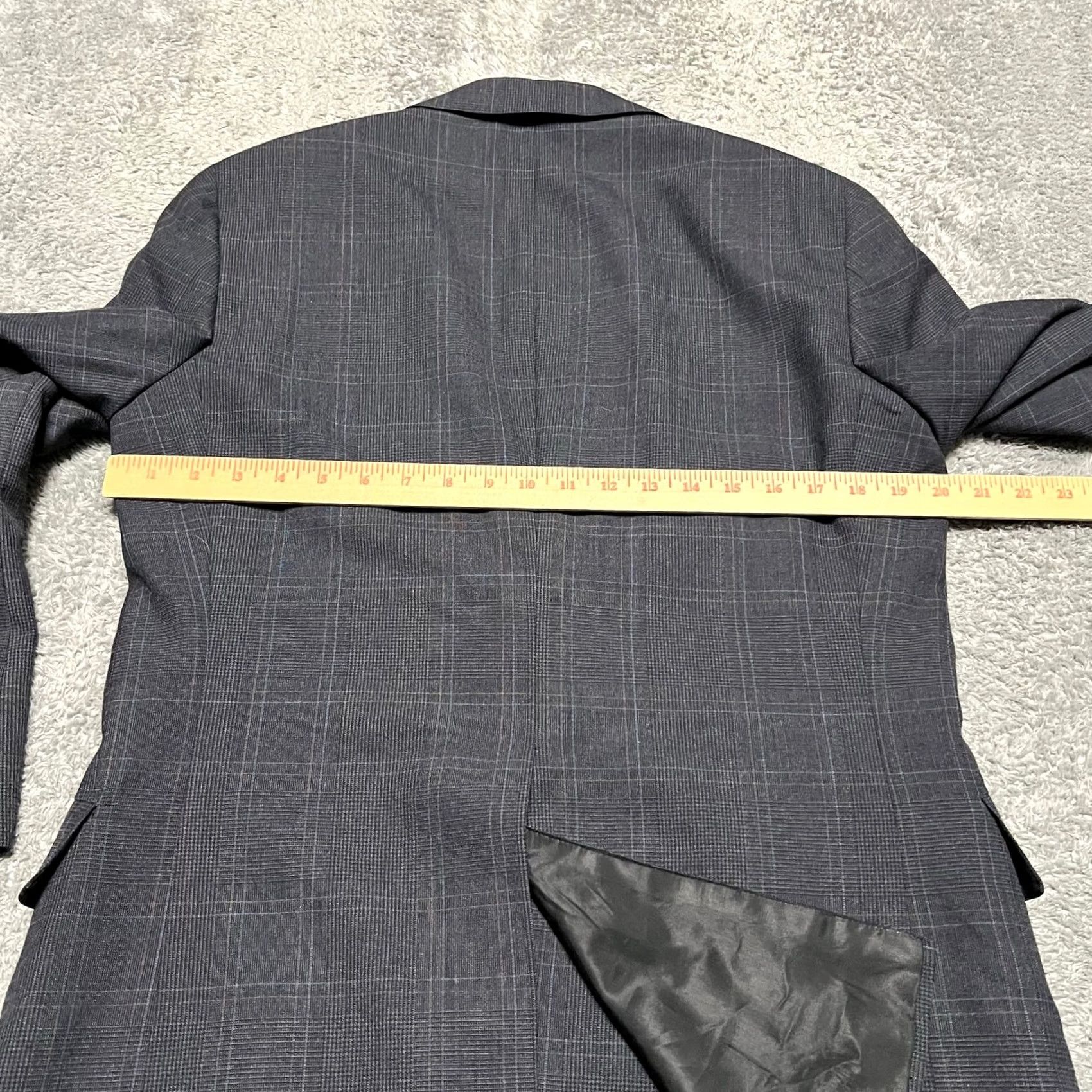 Polo Ralph Lauren VINTAGE Ralph Lauren Polo Blazer University Club Mens 40 Gray Plaid Coat Regular Size Mens Size US L / EU 52-54 / 3 - 6 Thumbnail
