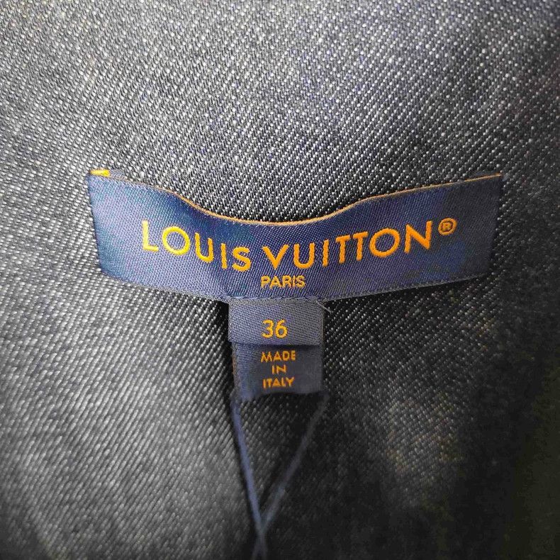 Louis Vuitton Louis Vuitton Blue and white full-print patchwork denim ja Size XS / US 0-2 / IT 36-38 - 5 Thumbnail