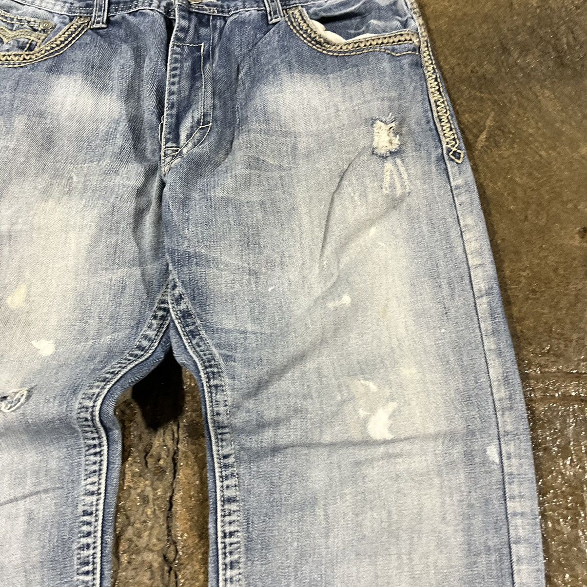Affliction × Southpole × Vintage Crazy Vintage Y2K Affliction Style Jeans Grunge Skater Goth Size US 38 / EU 54 - 10 Thumbnail
