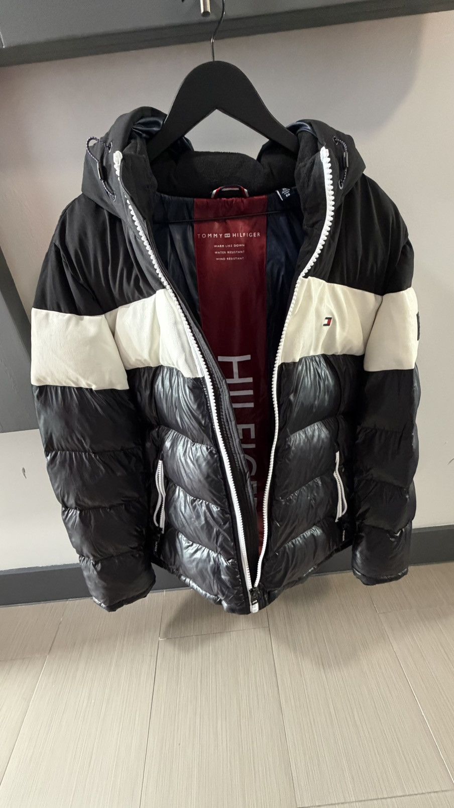 Tommy Hilfiger Tommy Hilfiger Puffer with Hood Size US XL / EU 56 / 4 - 2 Thumbnail