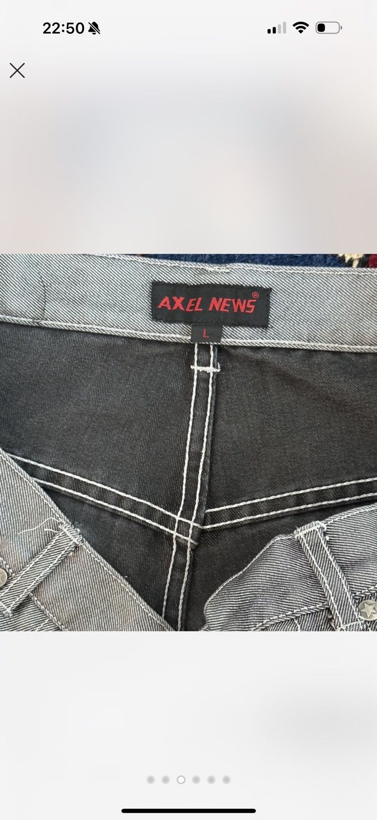 Other Axel News vintage cargo jeans Size US 34 / EU 50 - 3 Thumbnail
