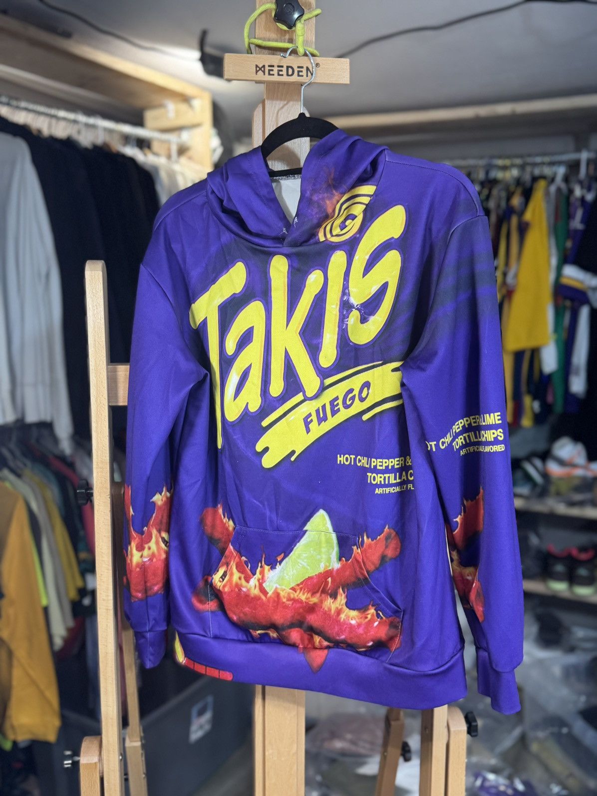 Japanese Brand × Vintage 🔥 OG TAKIS FUEGO 🔥 Size US S / EU 44-46 / 1 - 7 Thumbnail