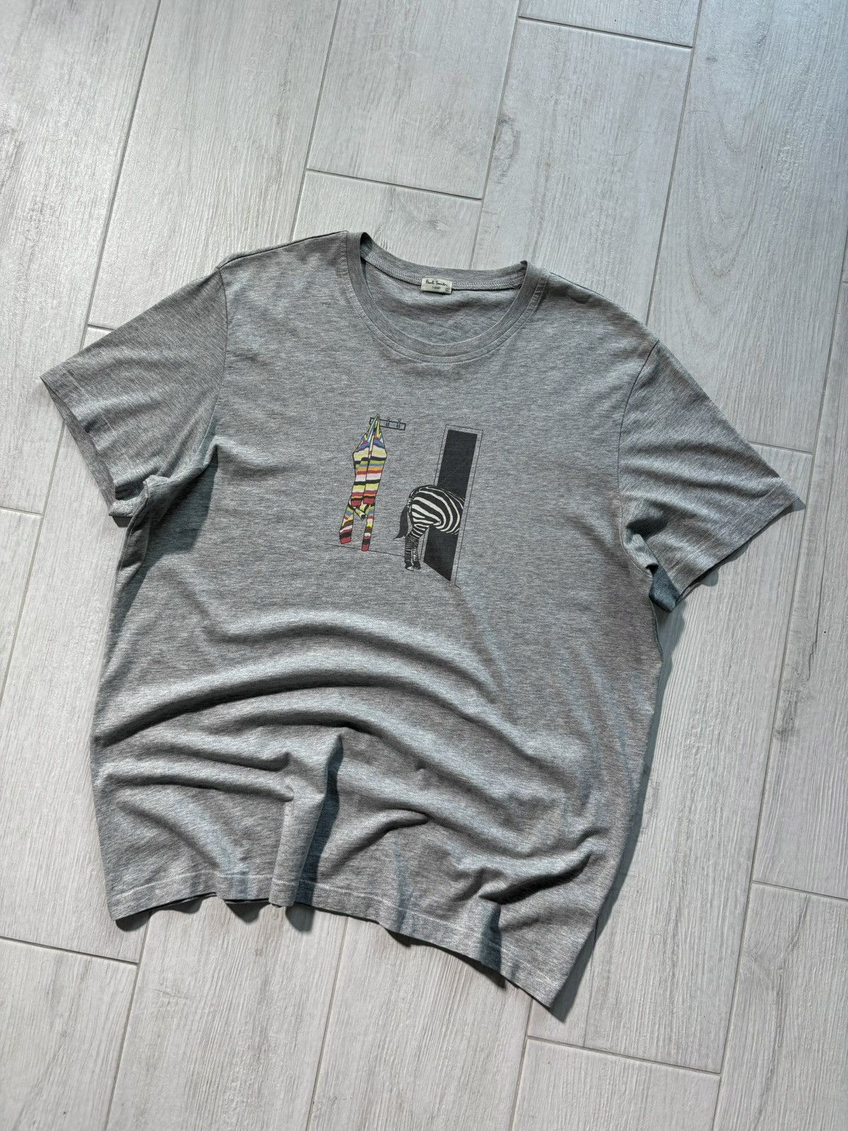 Paul Smith Paul Smith Tshirt Zebra Logo Designer Size US L / EU 52-54 / 3 - 1 Thumbnail