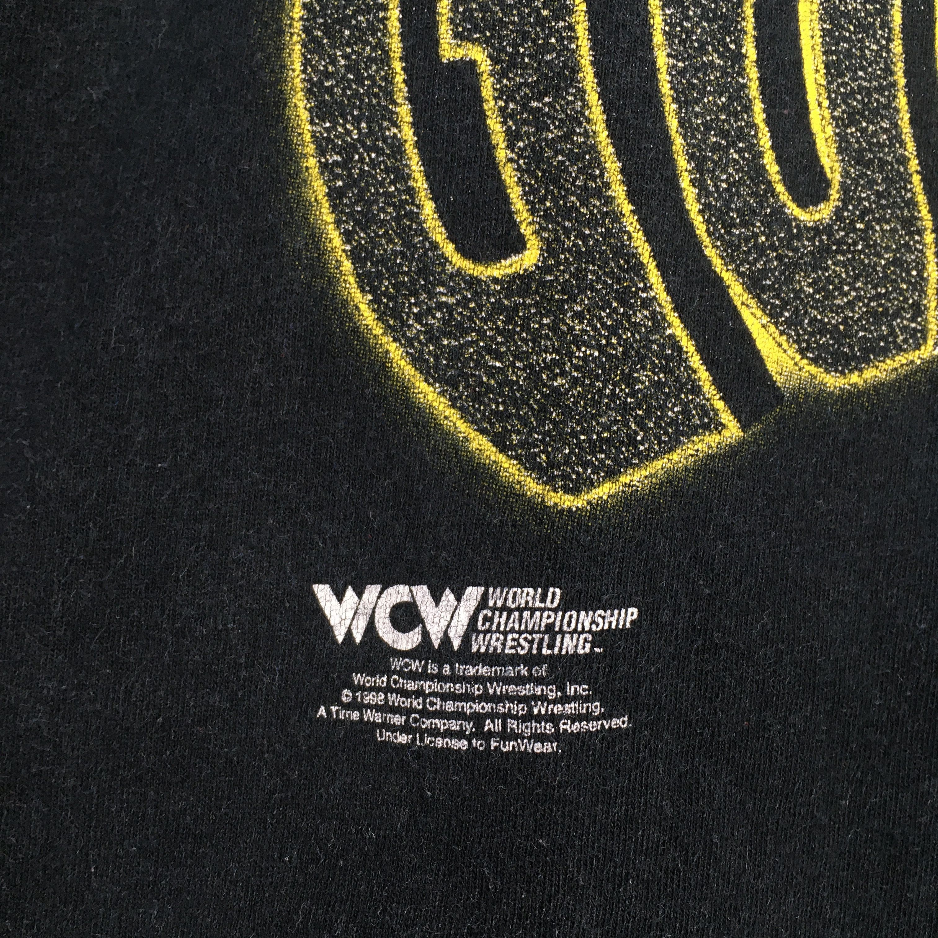 Vintage × WWE × WWF Vintage WCW Goldberg Wrestling Black T Shirt XLarge Size US XL / EU 56 / 4 - 7 Thumbnail