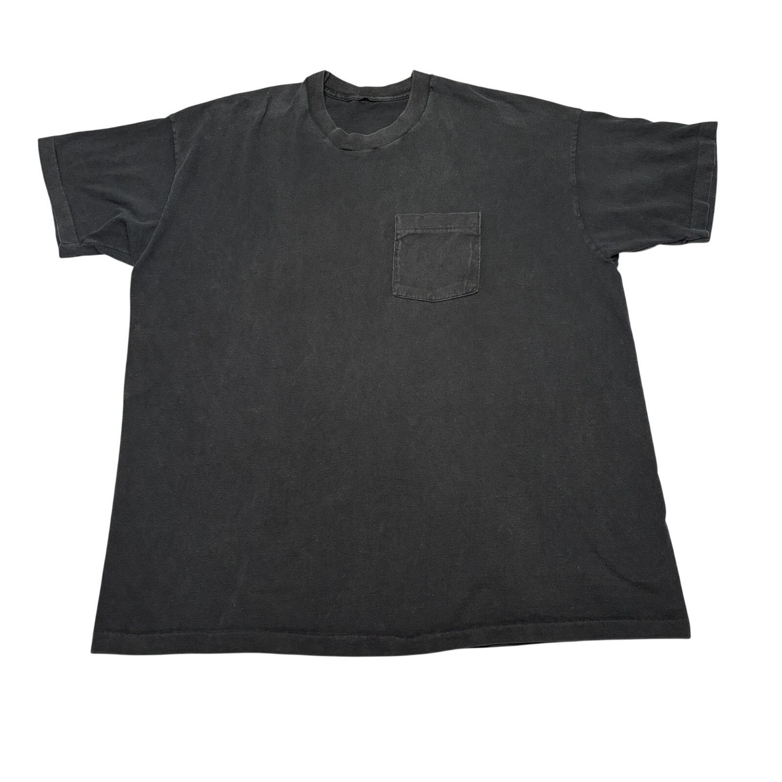 Vintage Vintage Black Selvedge Pocket T Shirt 27x33 Single Stitch Size US XXL / EU 58 / 5 - 1 Thumbnail