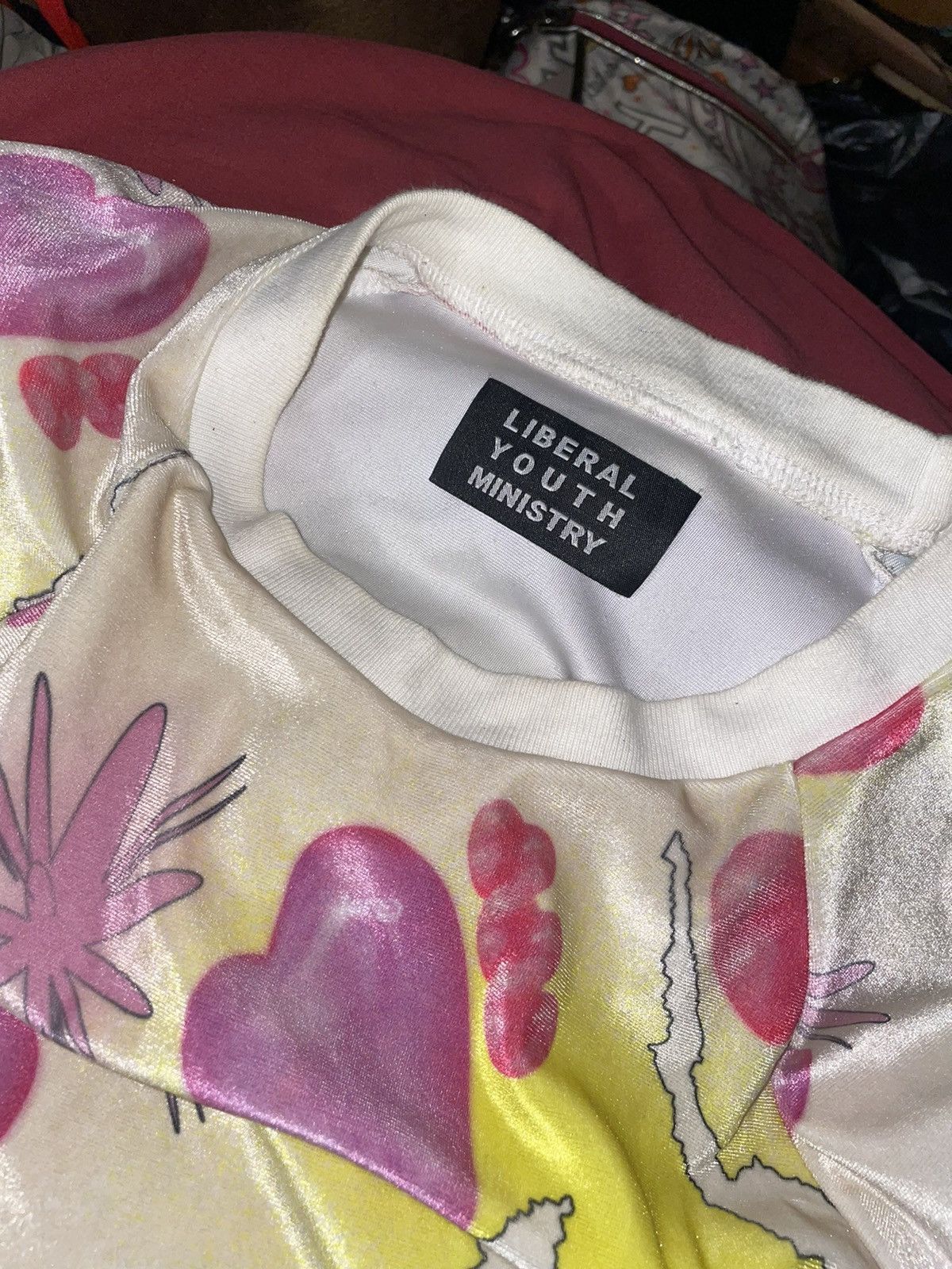 Liberal Youth Ministry DREAM BABY DREAM oversized velvet shirt Size US M / EU 48-50 / 2 - 4 Thumbnail
