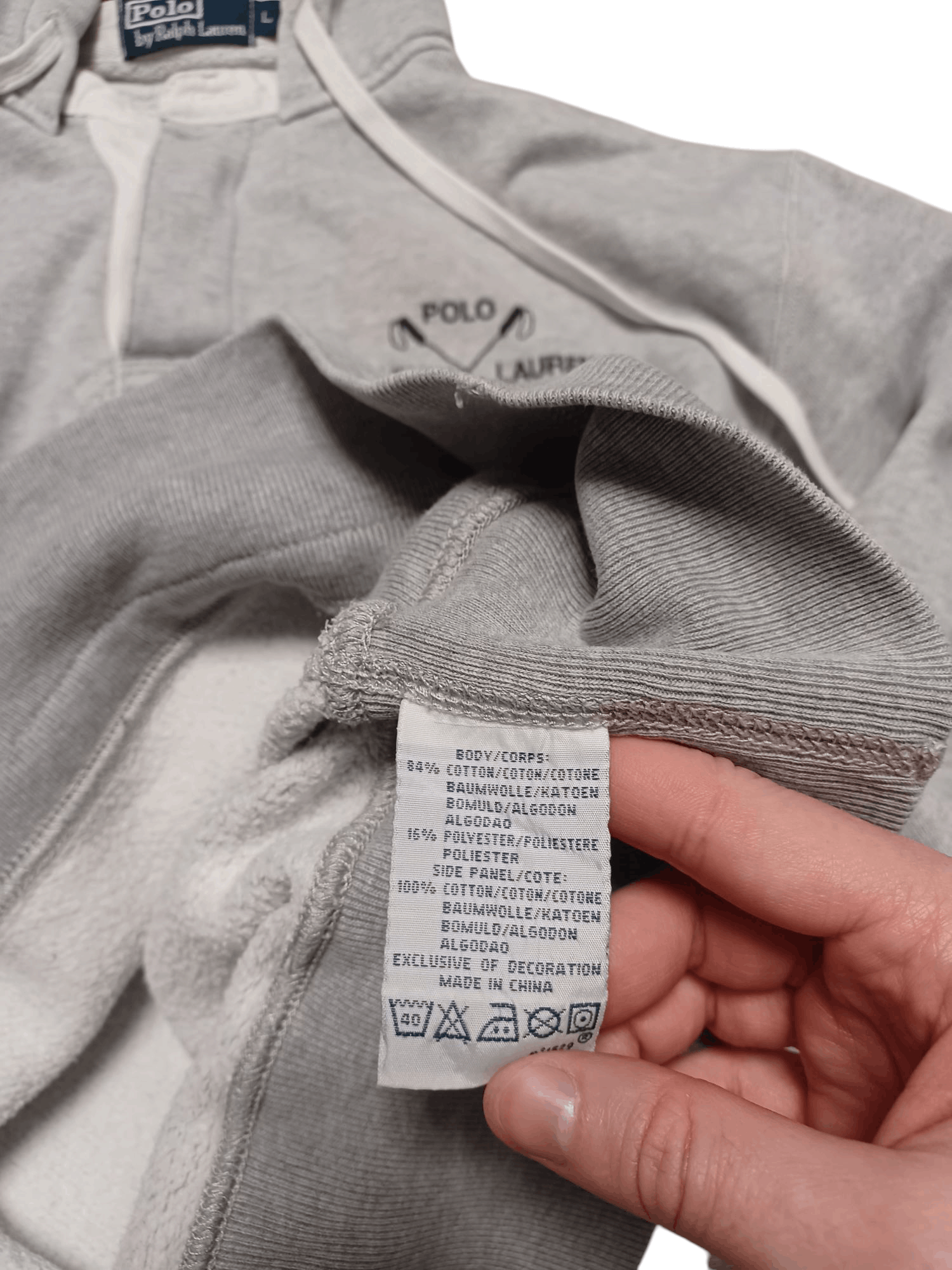 Polo Ralph Lauren POLO RALPH LAUREN VINTAGE EMBROIDERED LOGO OLDMONEY HOODIE Size US L / EU 52-54 / 3 - 5 Thumbnail
