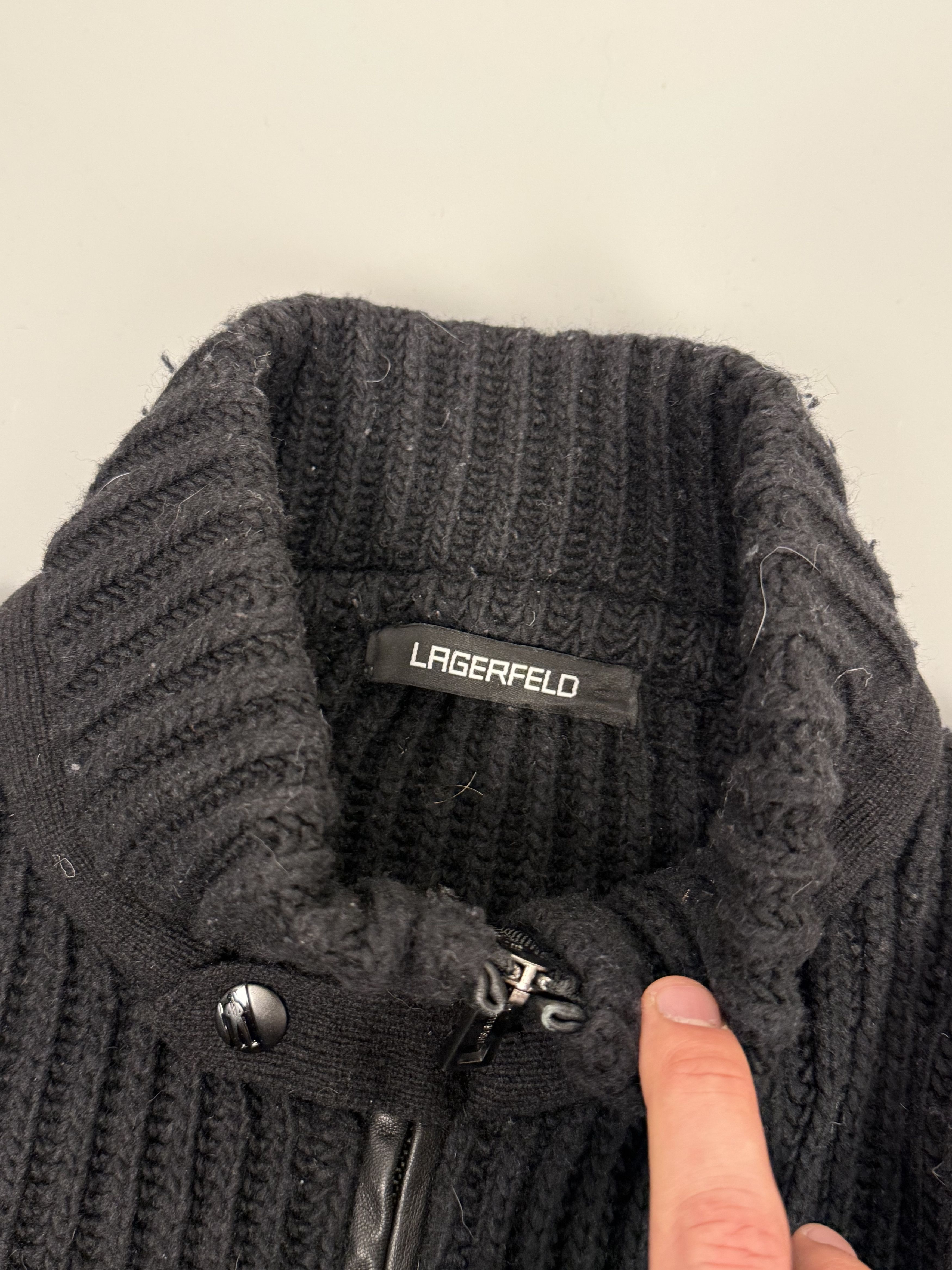 Karl Lagerfeld Karl Lagerfeld heavy ribbed double zip knit Size US L / EU 52-54 / 3 - 4 Thumbnail