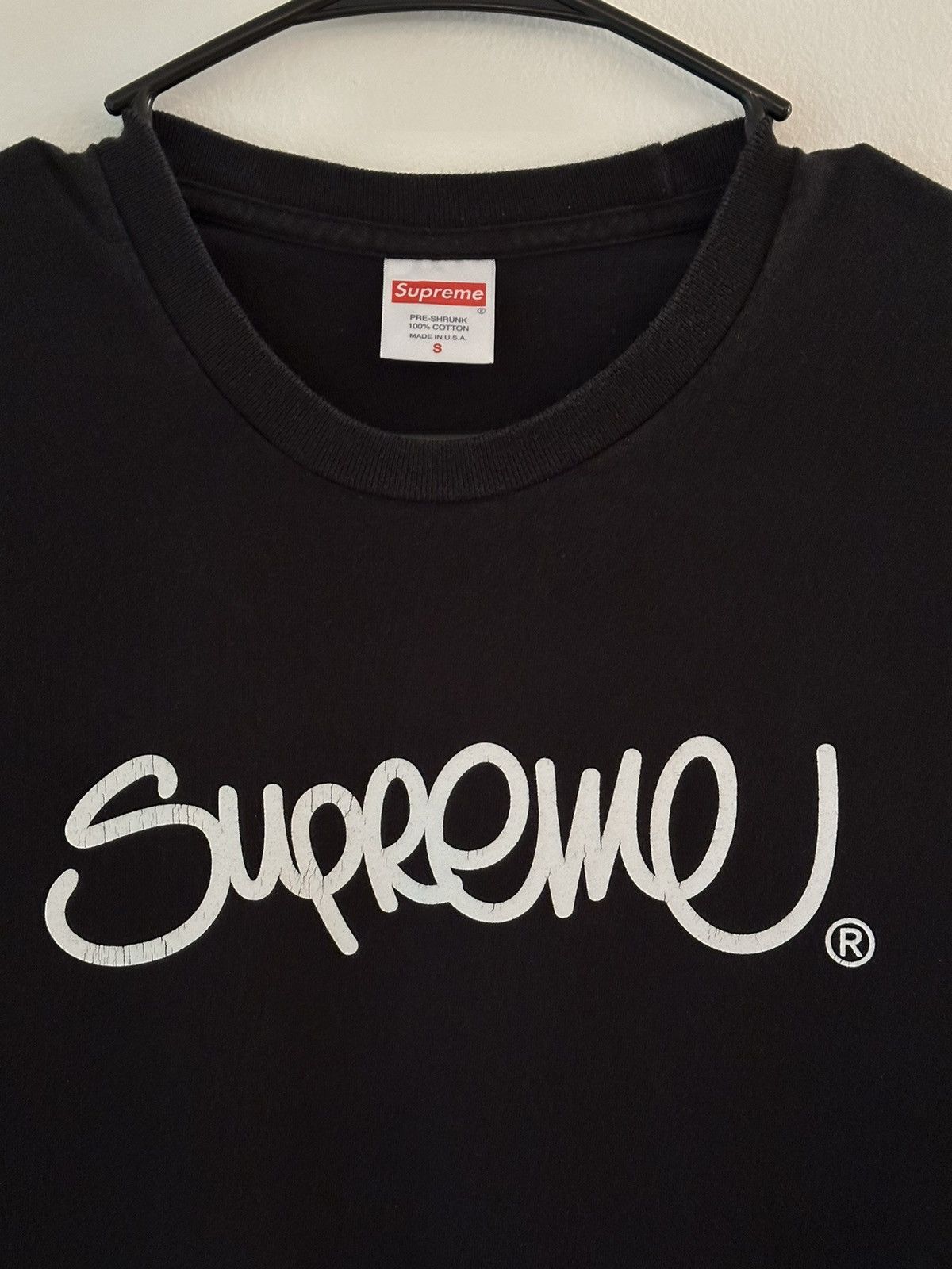 Supreme Supreme Handstyle Tee Size US S / EU 44-46 / 1 - 2 Thumbnail