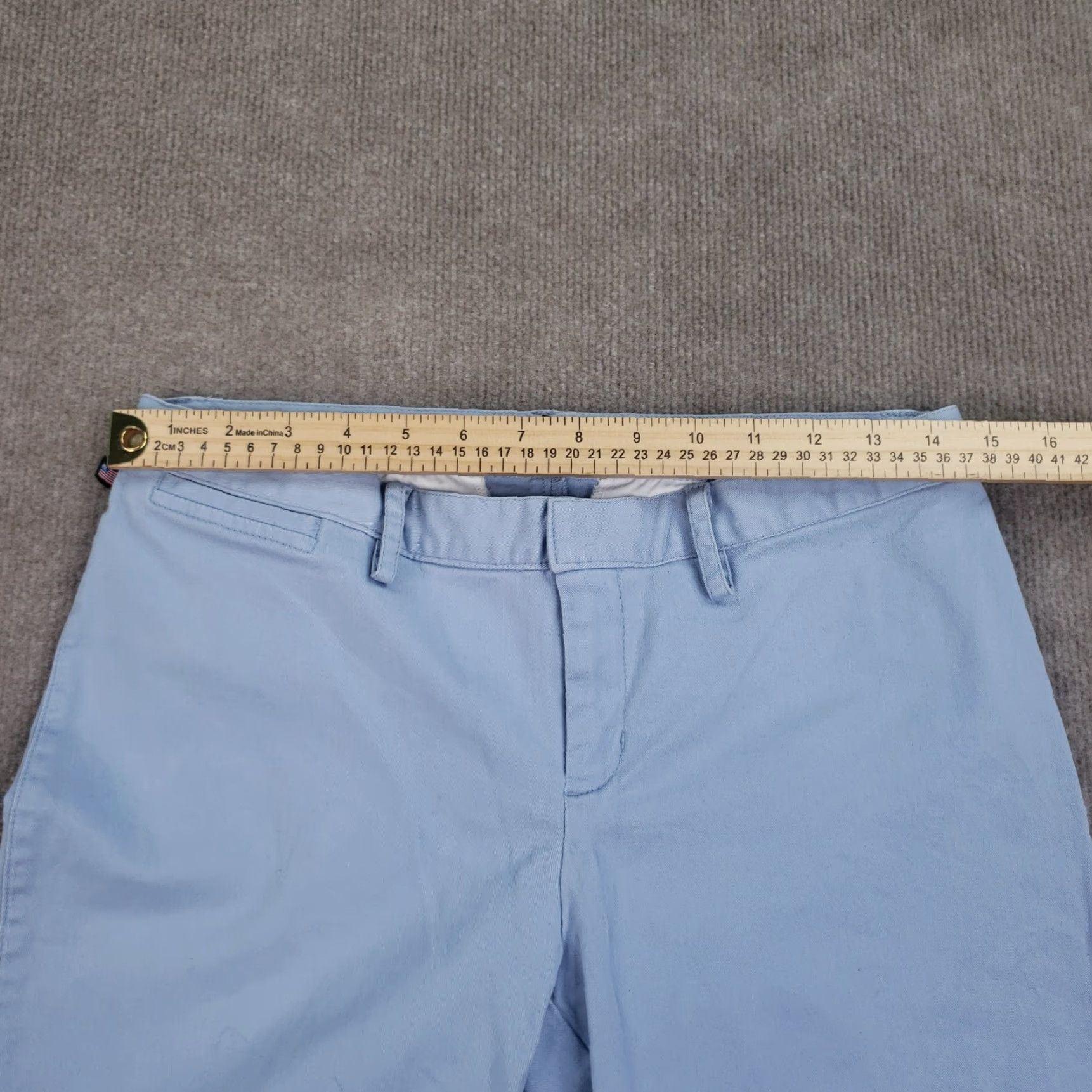 Ralph Lauren Ralph Lauren Polo Jeans Co Women Blue Straight Leg Ankle Stretch Pants Size 4 (30x23) Size 27" / US 4 / IT 40 - 4 Thumbnail