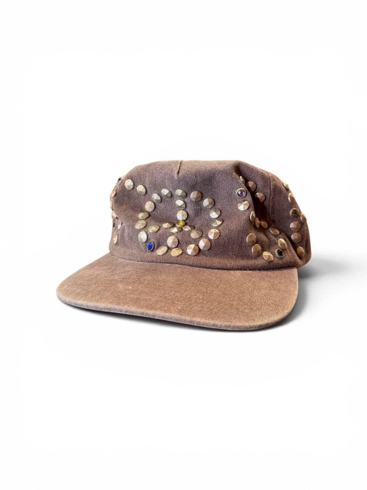 Satoshi Nakamoto Gemstone Hat Cap Studded