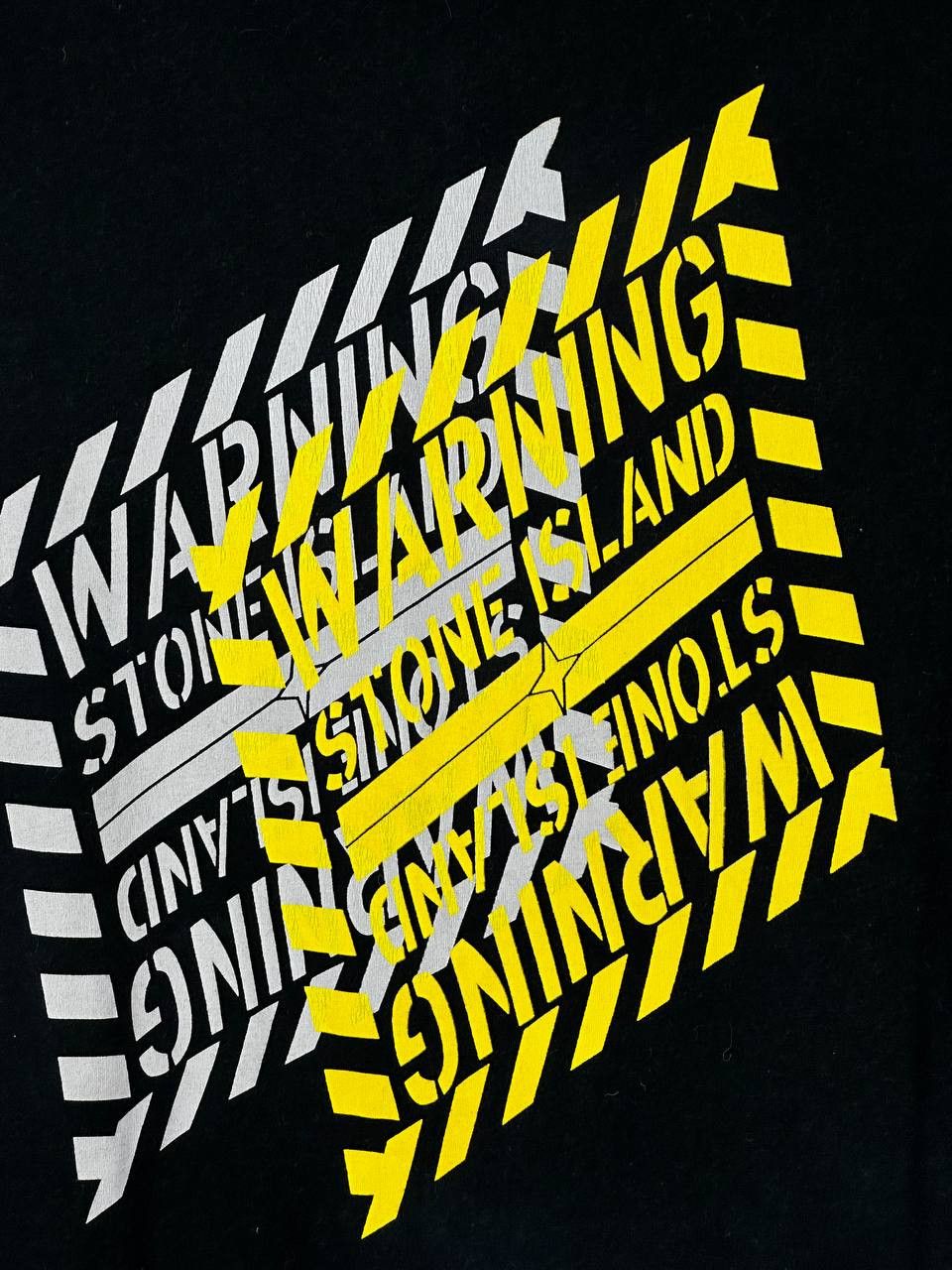 Stone Island Vintage 00s Stone Island Denims Big Logo Black T Shirt Size US L / EU 52-54 / 3 - 4 Thumbnail