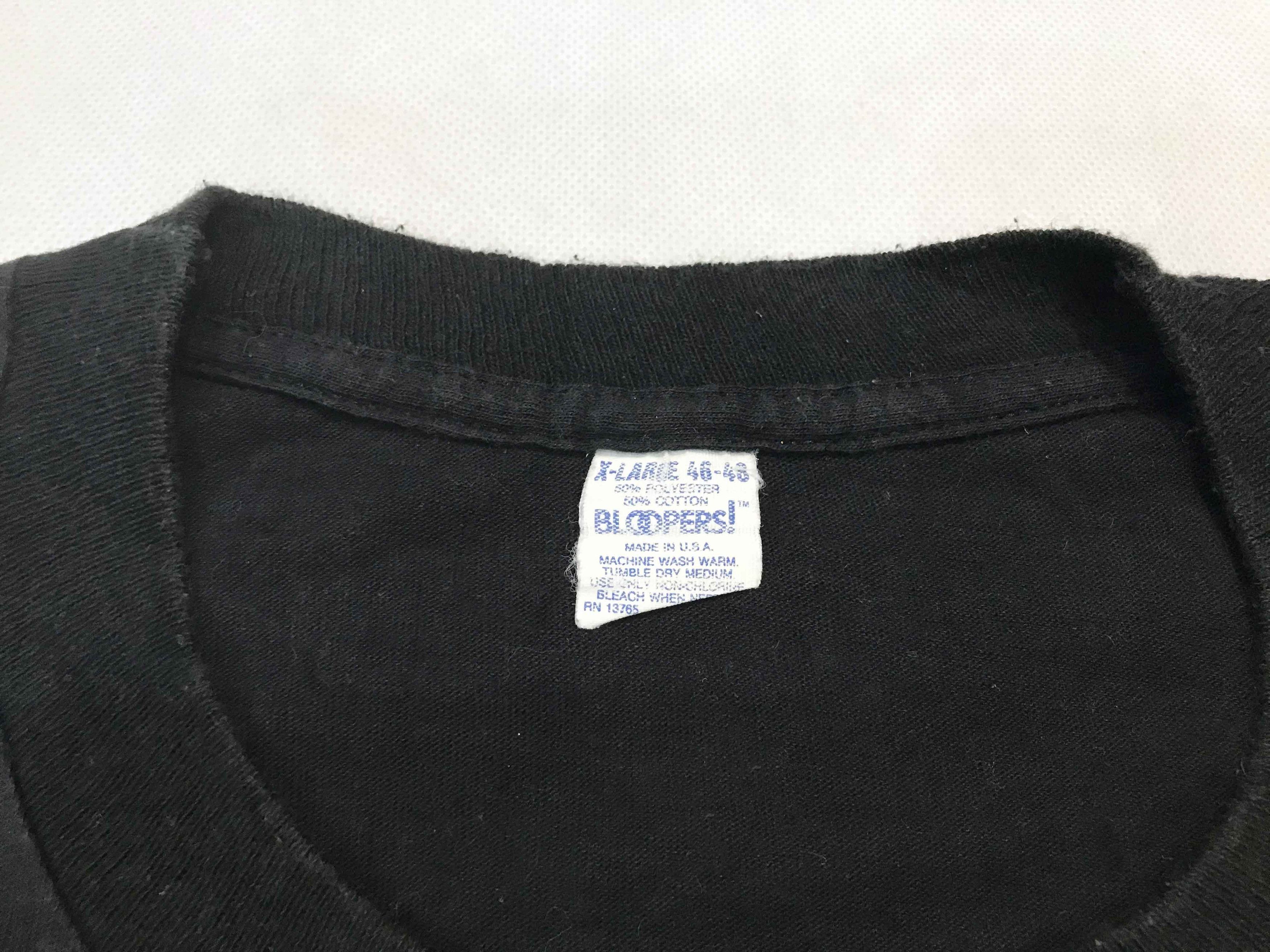 Vintage Vintage Support Black Colleges 50/50 T-Shirt Size US XL / EU 56 / 4 - 3 Thumbnail