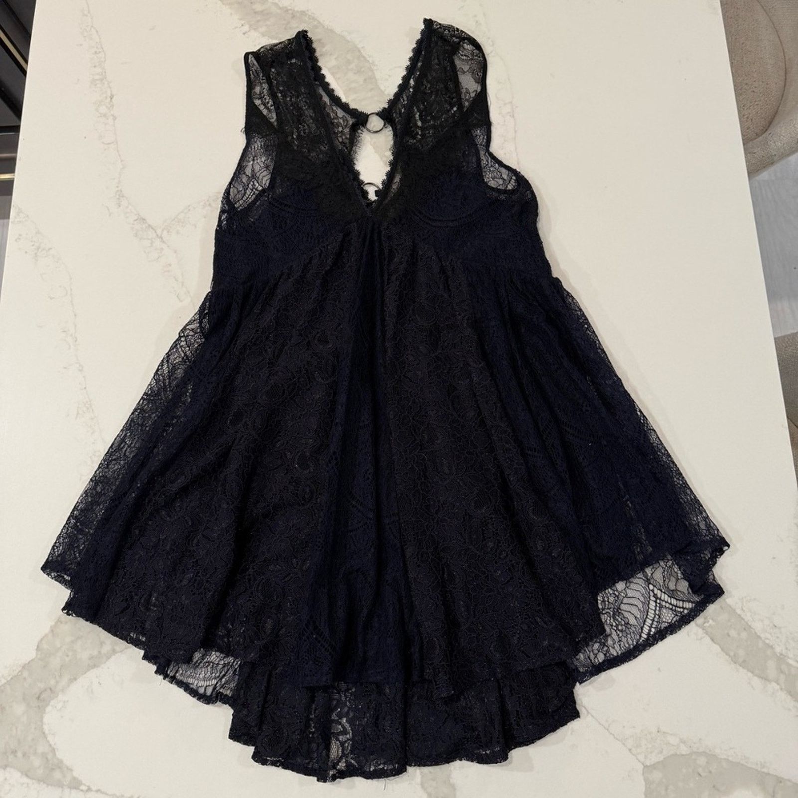 Free People Free People NWT Dont You Dare Lace Mini Dress Womens Small Size S / US 4 / IT 40 - 11 Thumbnail