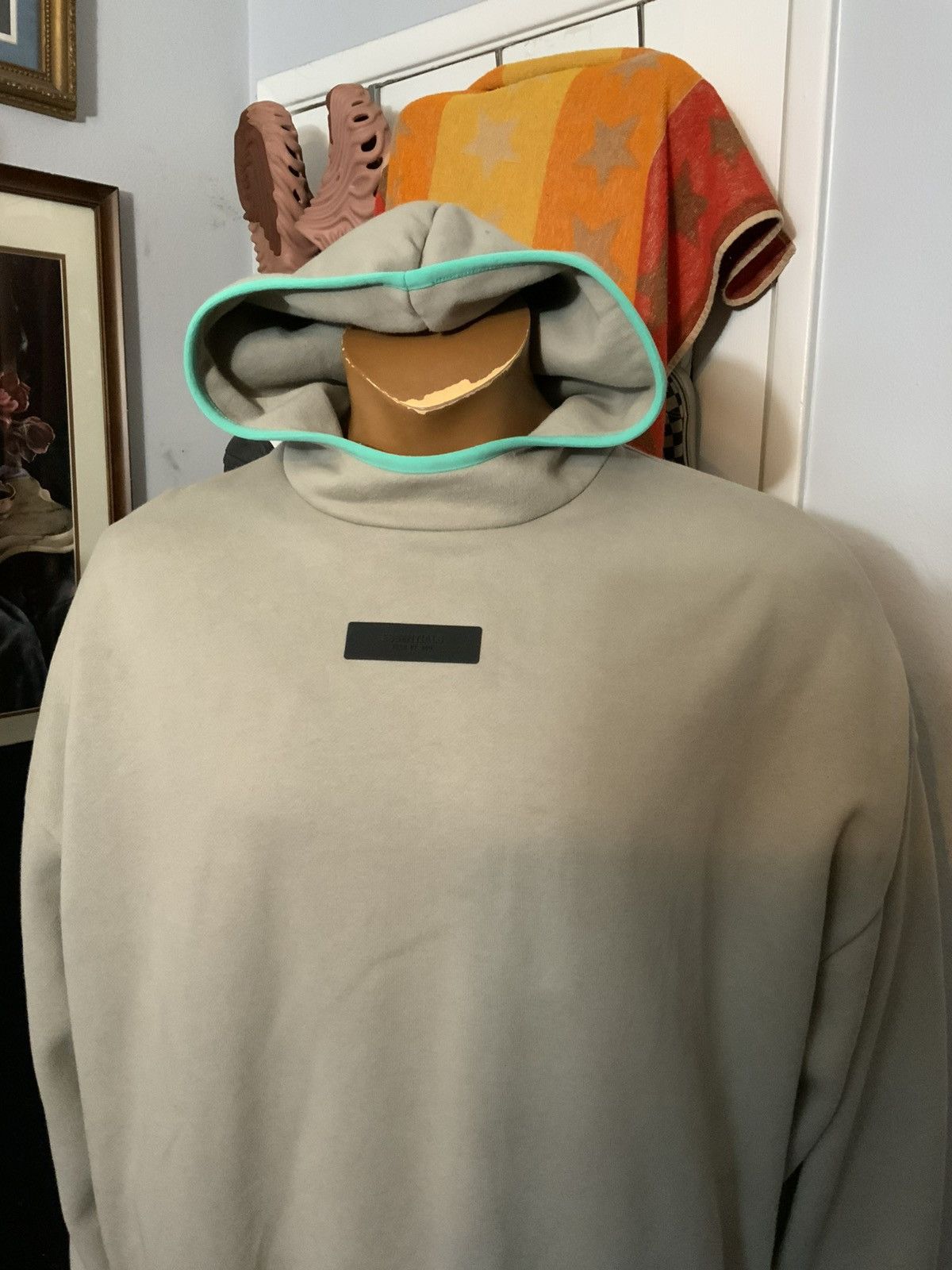 Fear of God Fear Of God Essentials Mock Neck Fleece Pullover Hoodie Size US M / EU 48-50 / 2 - 13 Thumbnail