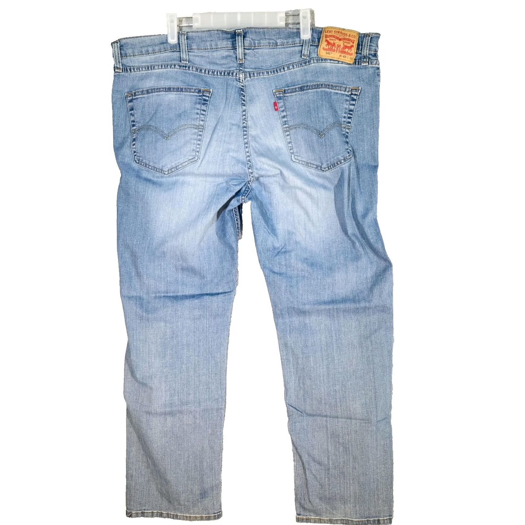 Levi's Levi's 541 Jeans Mens 42x31 Light Blue Athletic Taper Denim - 5-Pocket Zip Fly Size US 42 / EU 58 - 2 Thumbnail