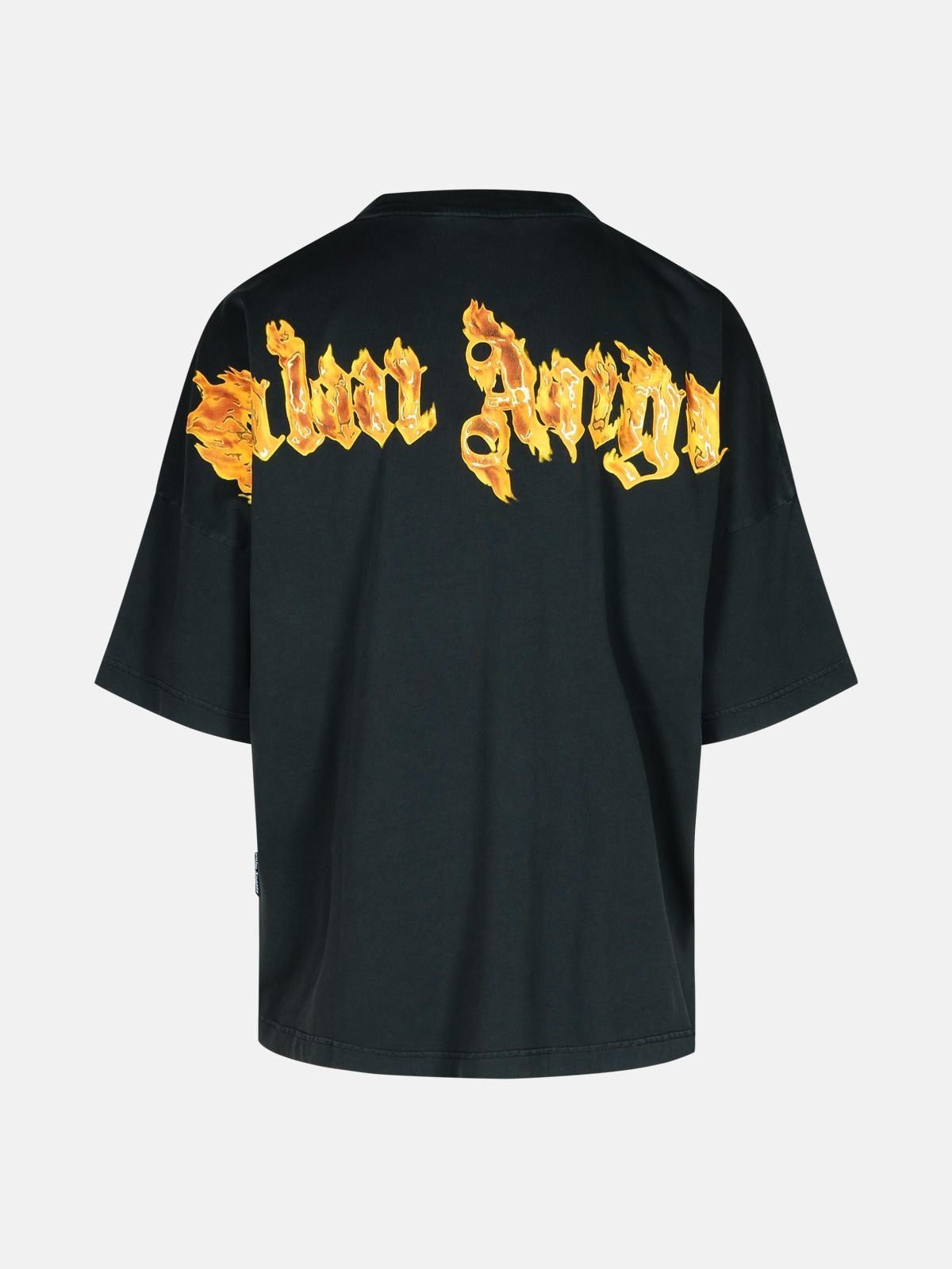Palm Angels o1s22i1n1224 'Burning Palm Oversized T-Shirt in Black Size US S / EU 44-46 / 1 - 3 Thumbnail