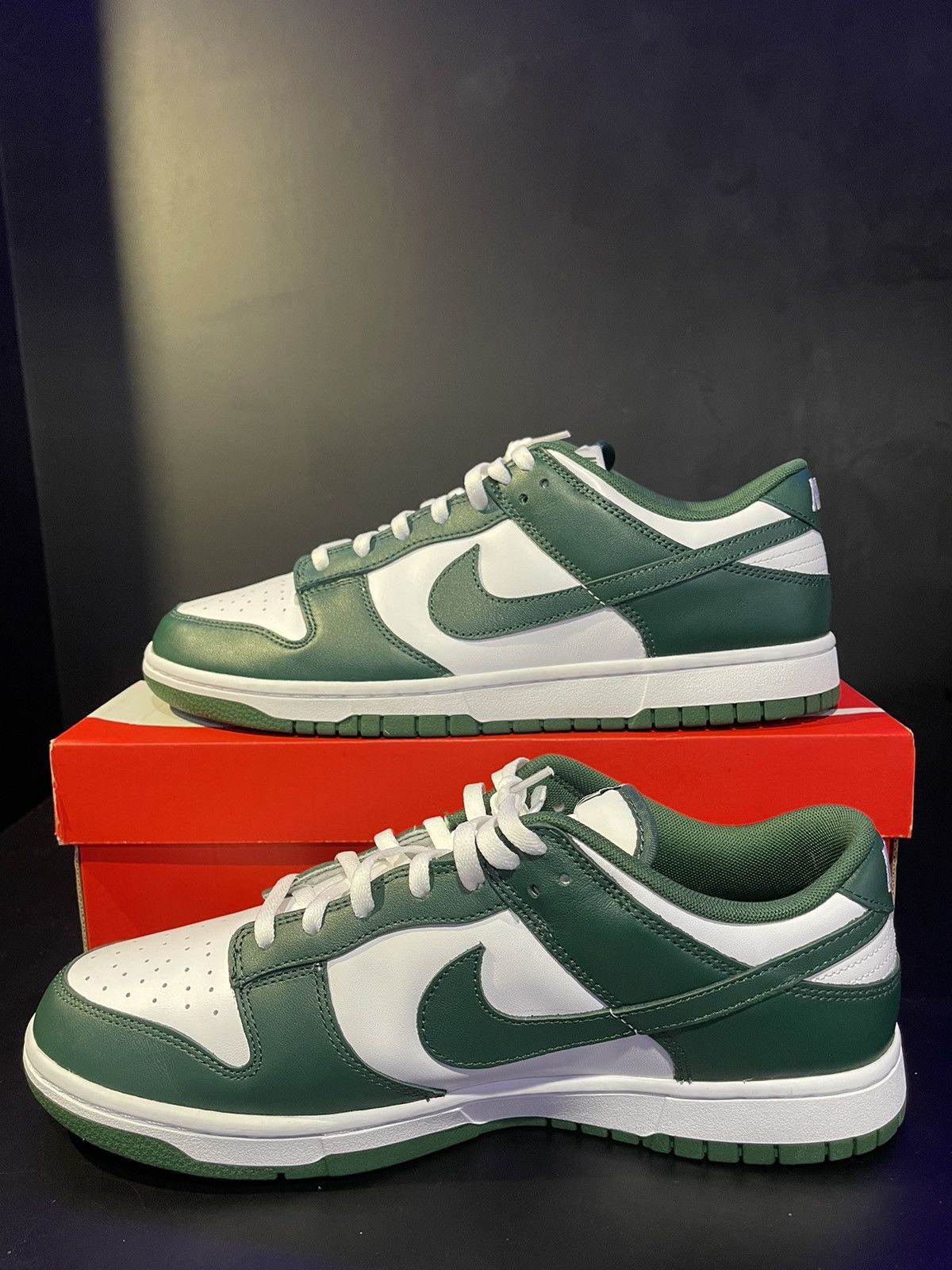 Nike ⚡️QUICK SALE⚡️ Nike Dunk Low ‘Michigan State’ Size US 11.5 / EU 44-45 - 2 Thumbnail