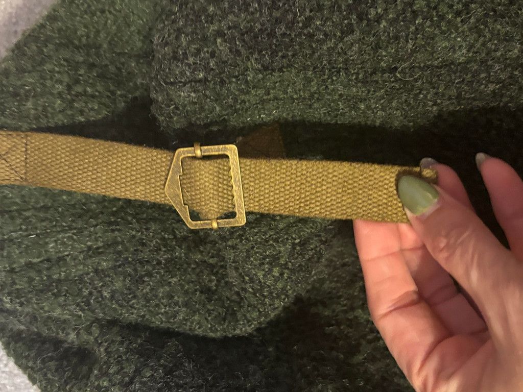 The Unbranded Brand Artisan de Luxe Toggle Coat Faux Fur Hood Green M Size US M / EU 48-50 / 2 - 9 Thumbnail