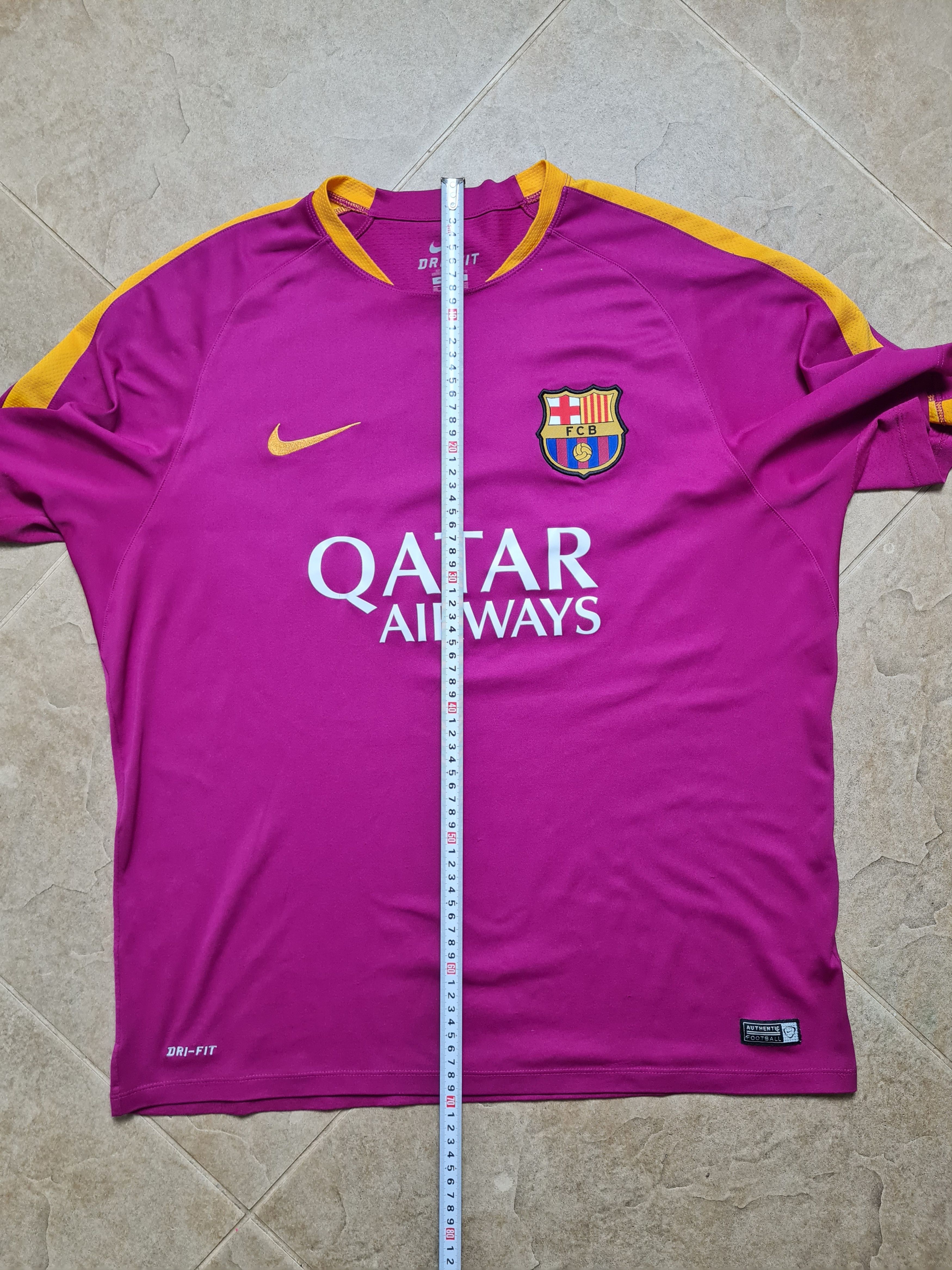 Nike NWT FC BARCELONA 2016/2017 TRAINING SICCER SHIRT CAMISETA XL Size US XL / EU 56 / 4 - 3 Thumbnail