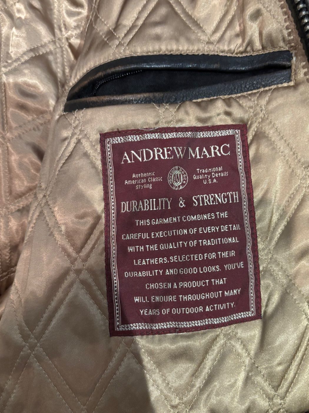 Andrew Marc Andrew Marc Leather Jacket Black Size XL Size US XL / EU 56 / 4 - 6 Thumbnail