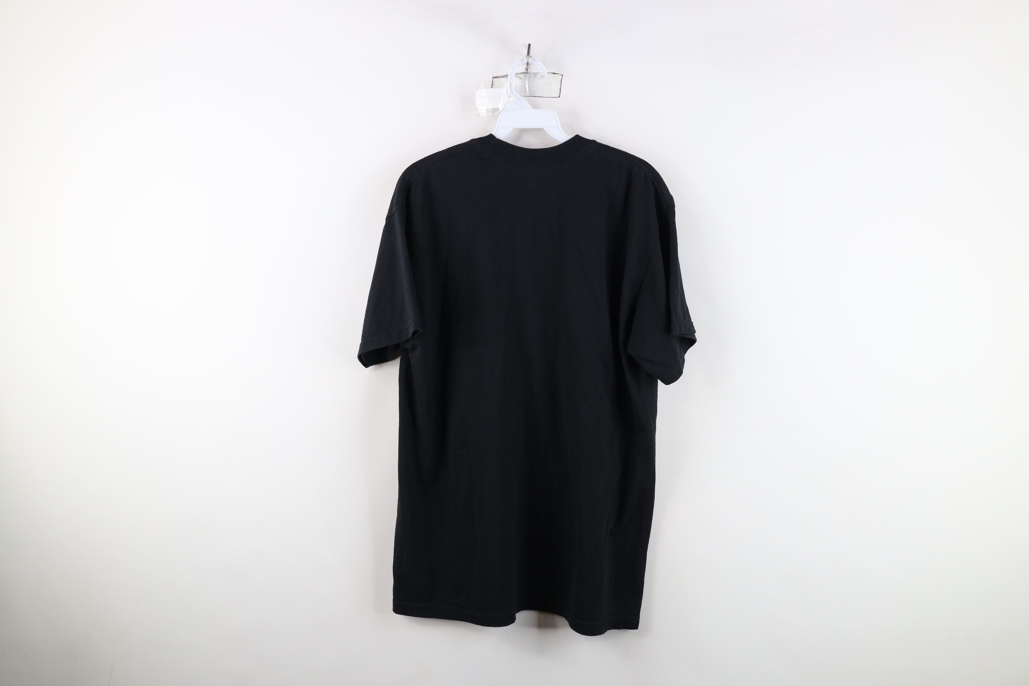 Vintage Vintage 90s Y2K Streetwear Blank Heavyweight T-Shirt Black Size US L / EU 52-54 / 3 - 8 Thumbnail